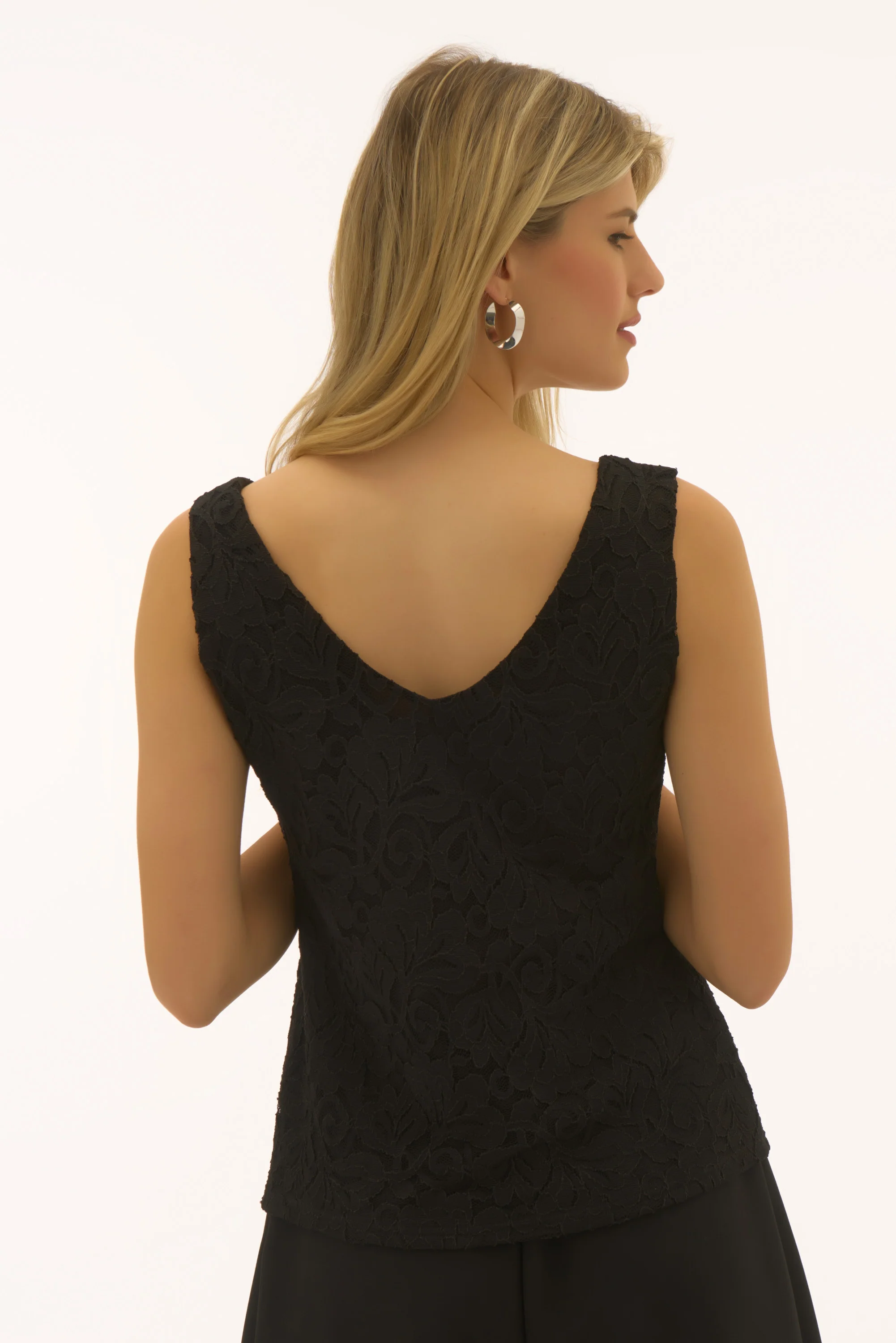 Joseph Ribkoff Stretch Lace V-Neck Camisole Style 251760 - Image 13