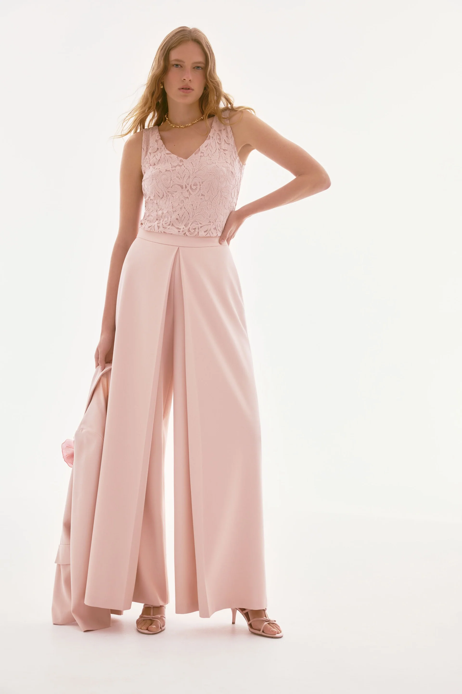 Joseph Ribkoff Stretch Lace V-Neck Camisole Style 251760 - Image 4