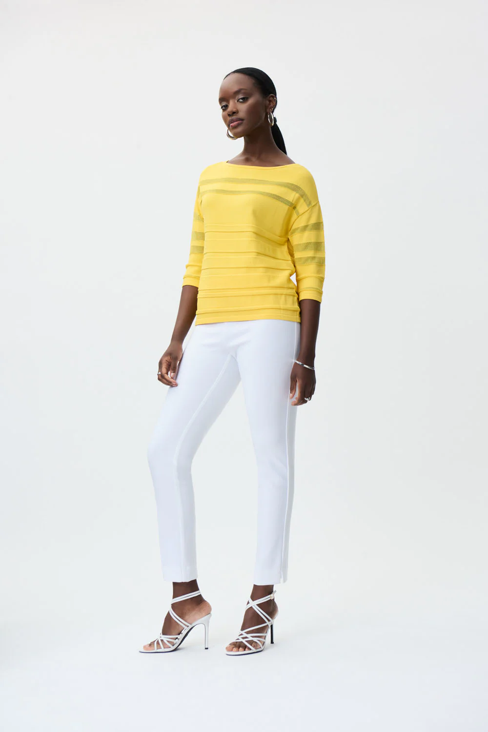 Joseph Ribkoff Sunbeam Boat Neck Sweater Style 231949 - Image 4