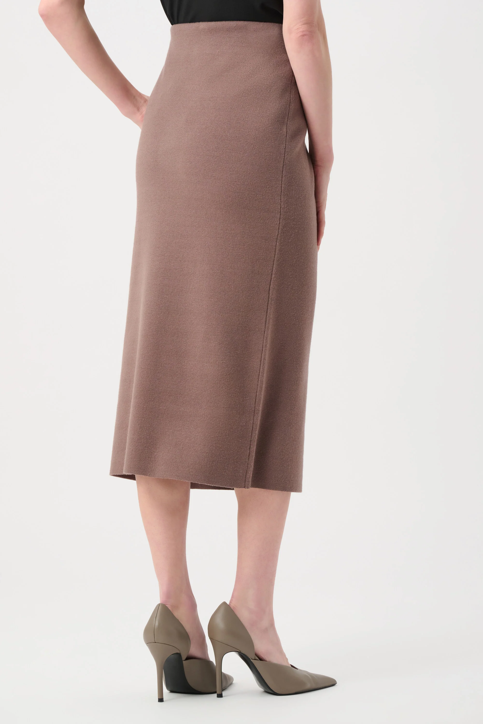 Joseph Ribkoff Sweater Knit Midi Skirt Style 243967F26 - Image 4