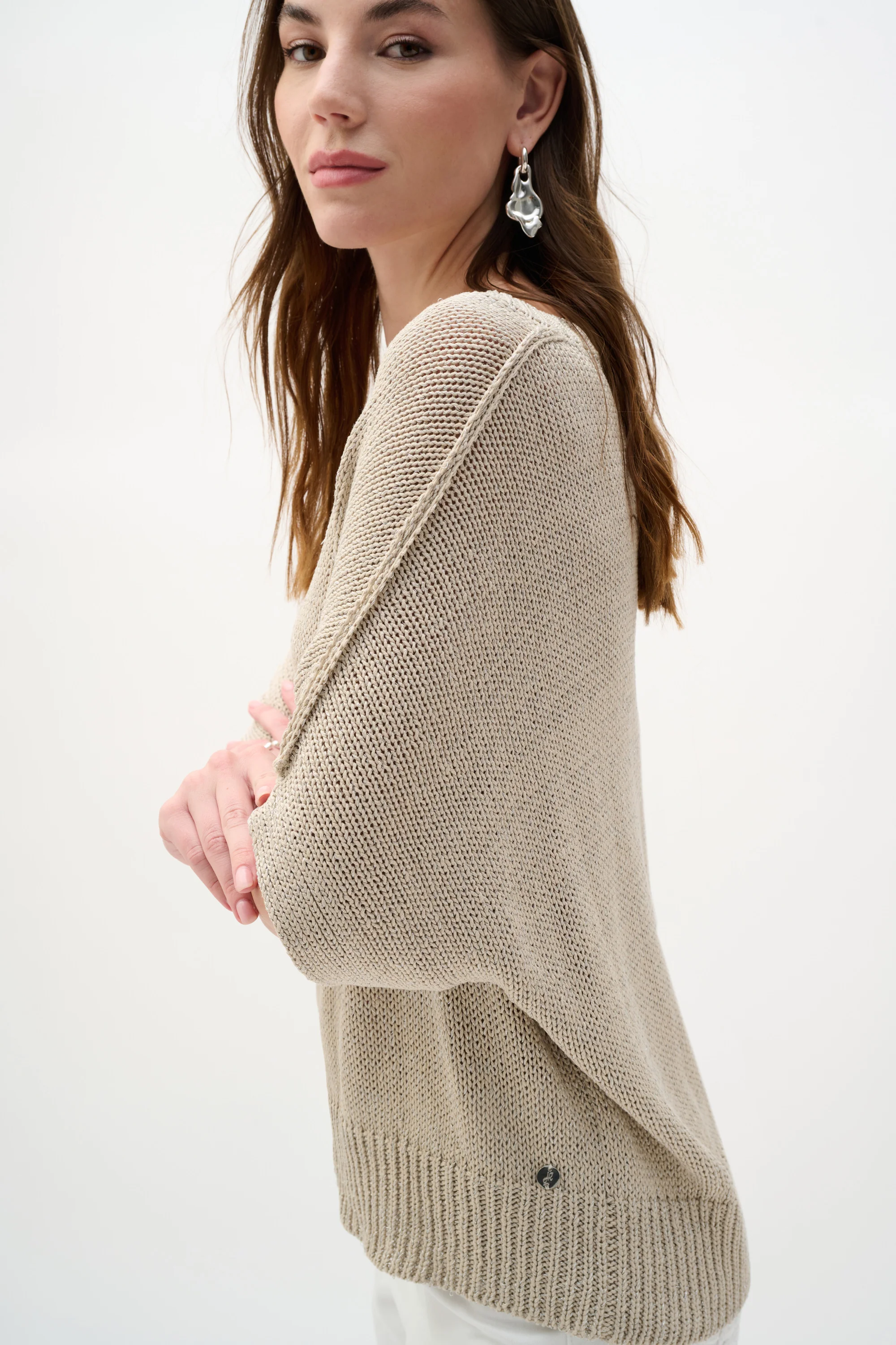Joseph Ribkoff Sweater Knit Relaxed Top Style 262925 - Image 10