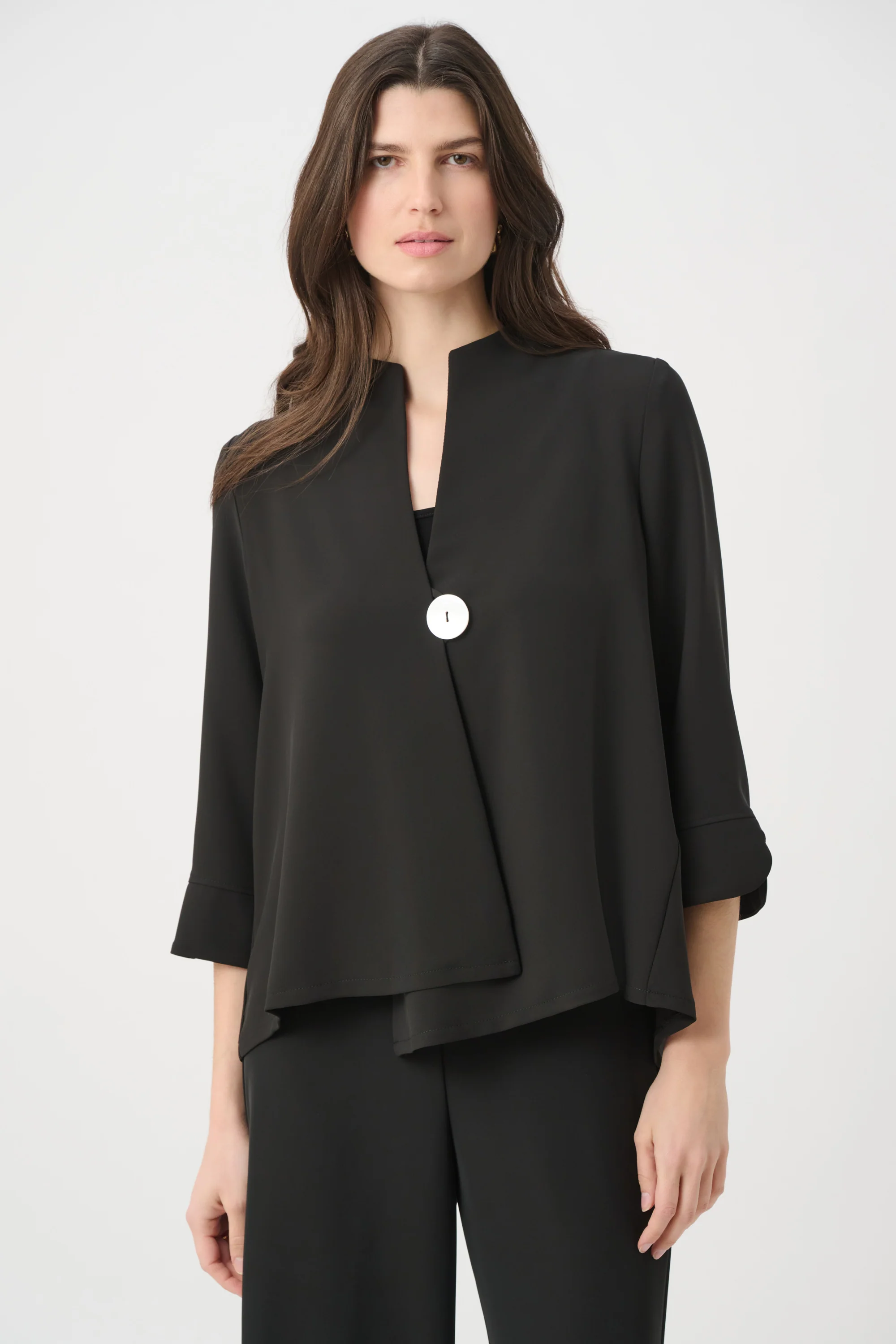 Joseph Ribkoff Swing Jacket With Statement Button Style 262063 - Image 3