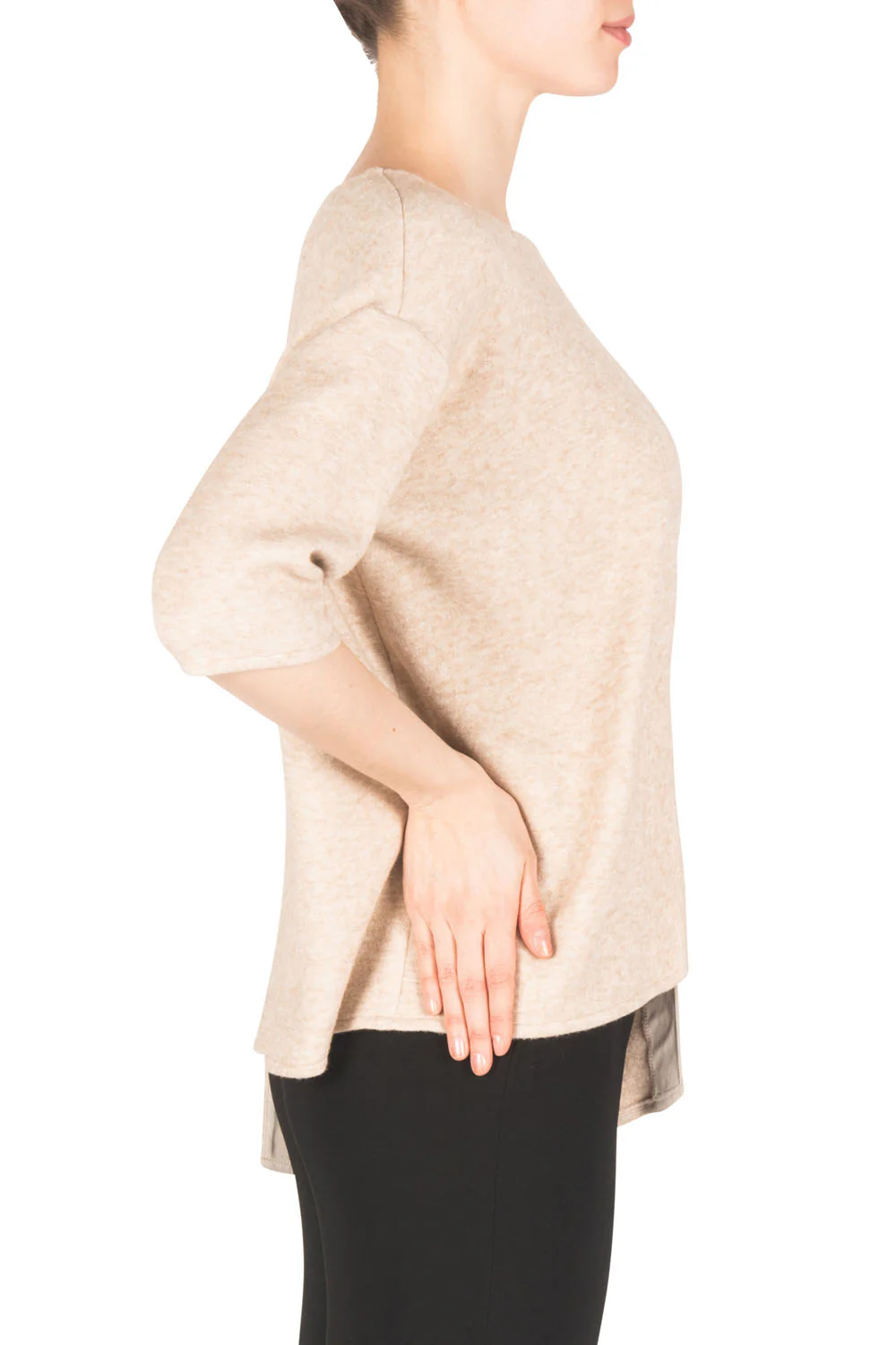 Joseph Ribkoff Tan Top Style 183384 - Image 2