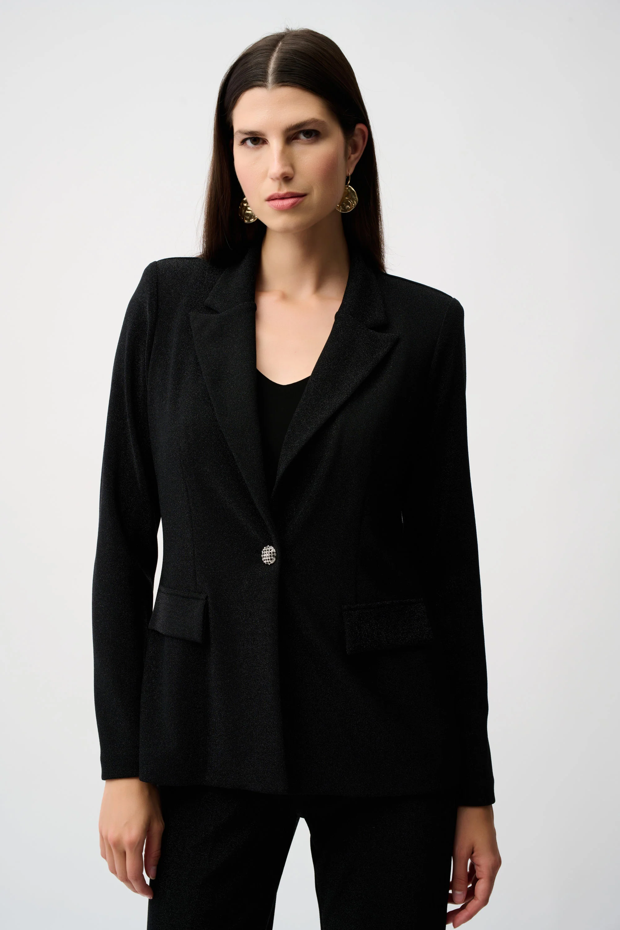 Joseph Ribkoff Novelty Knit Fitted Blazer Style 253721 - Image 7