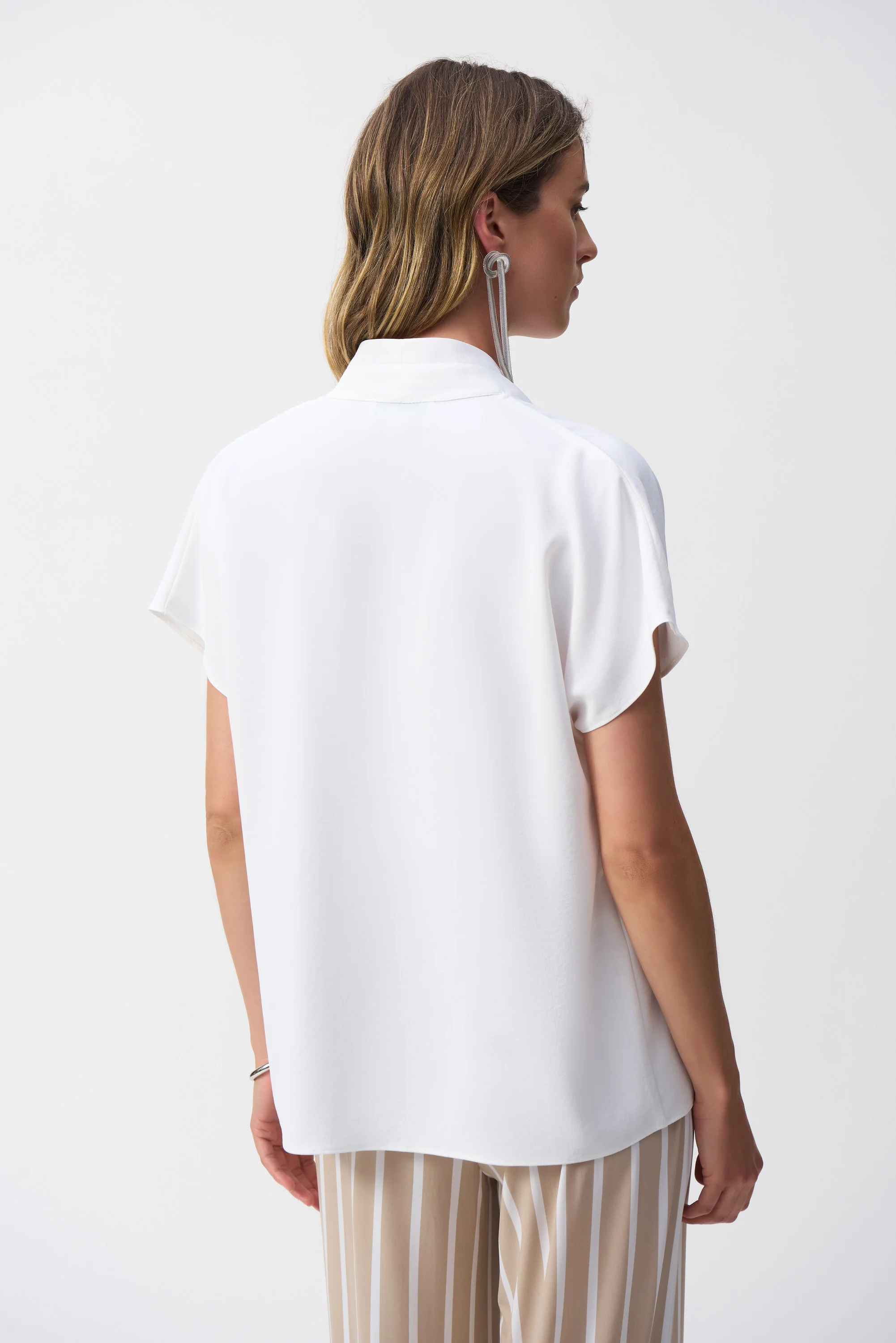 Joseph Ribkoff Textured Straight Top Style 251087 - Image 5