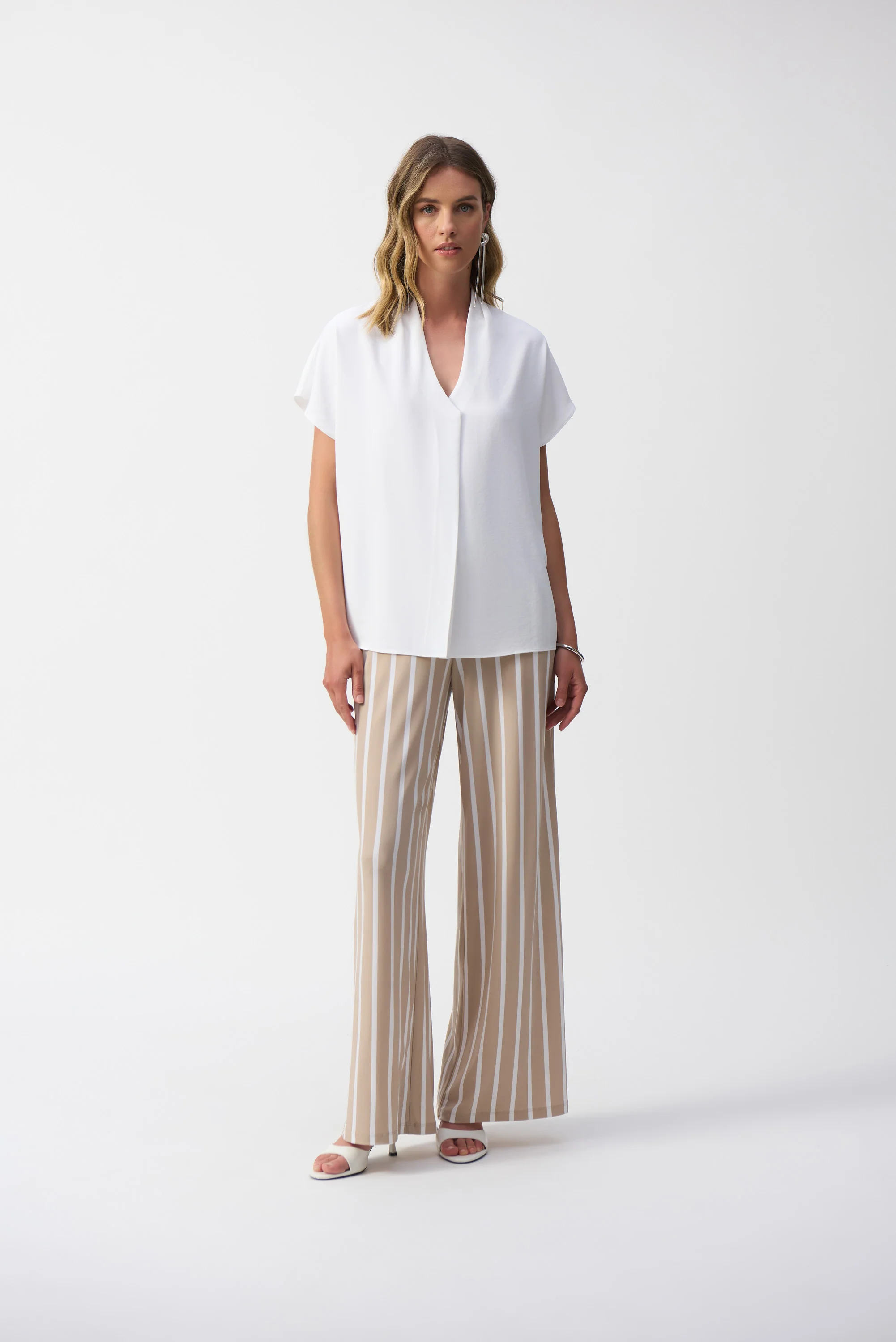 Joseph Ribkoff Textured Straight Top Style 251087 - Image 7