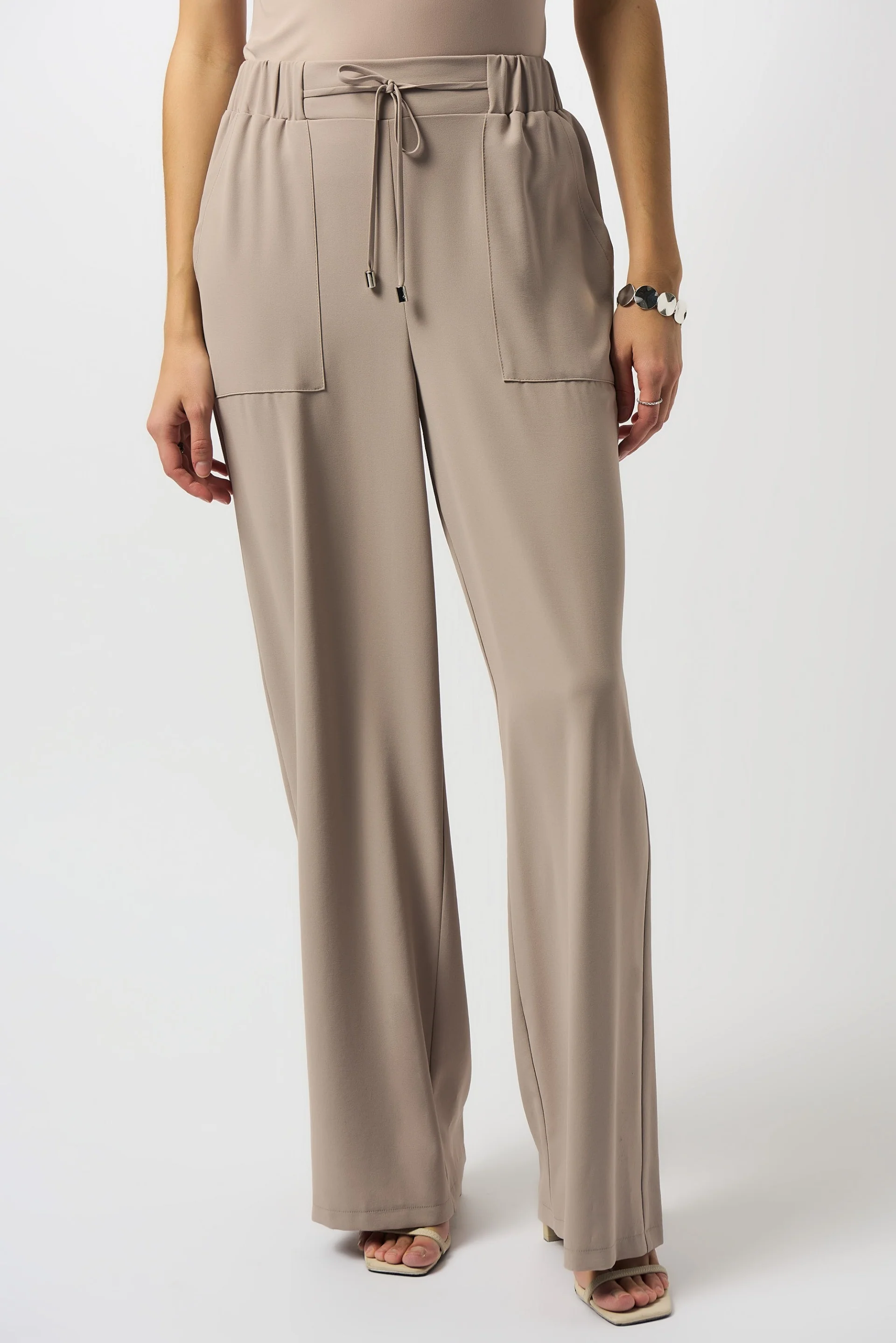 Joseph Ribkoff Textured Wide-Leg Pants Style 251185
