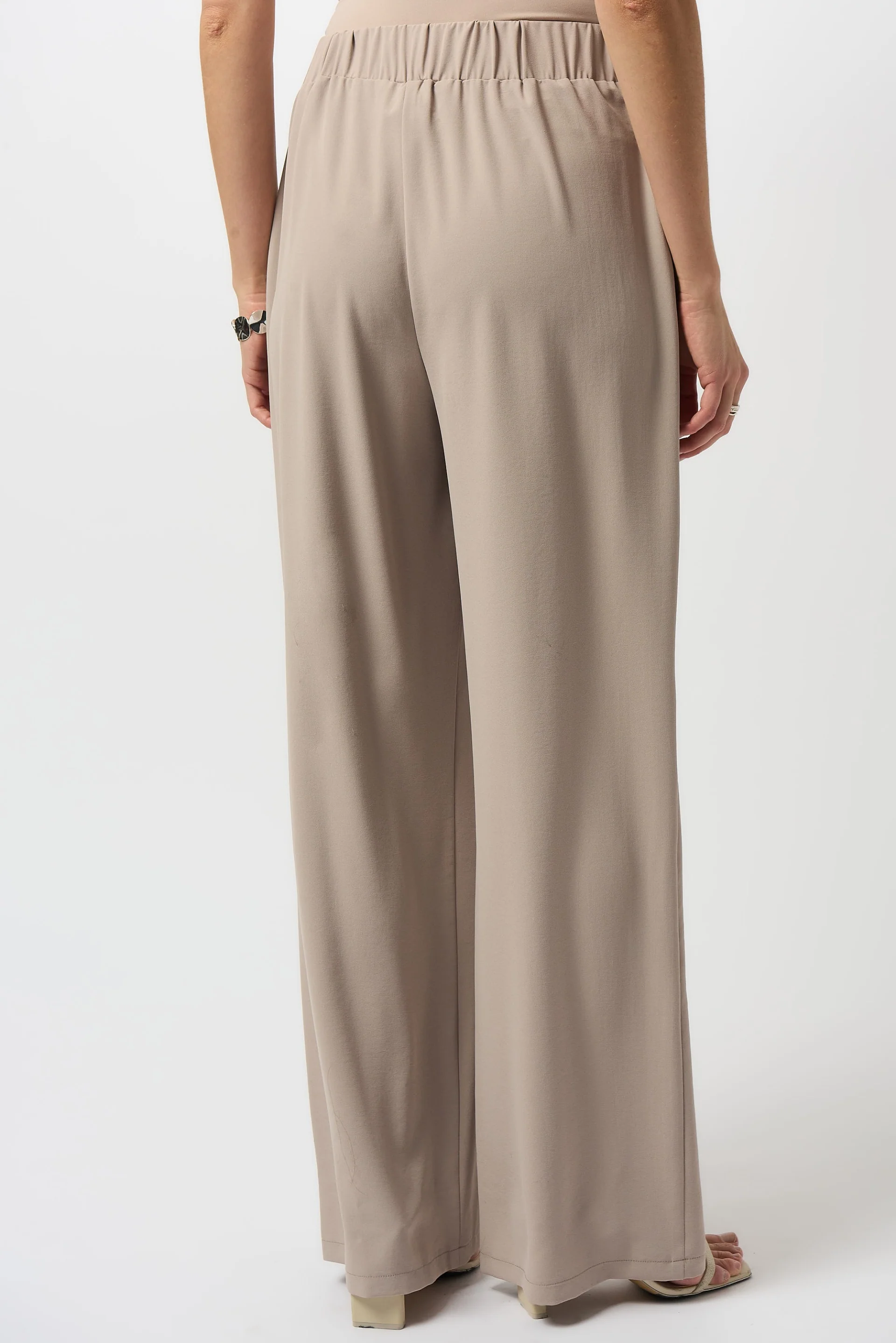 Joseph Ribkoff Textured Wide-Leg Pants Style 251185 - Image 2