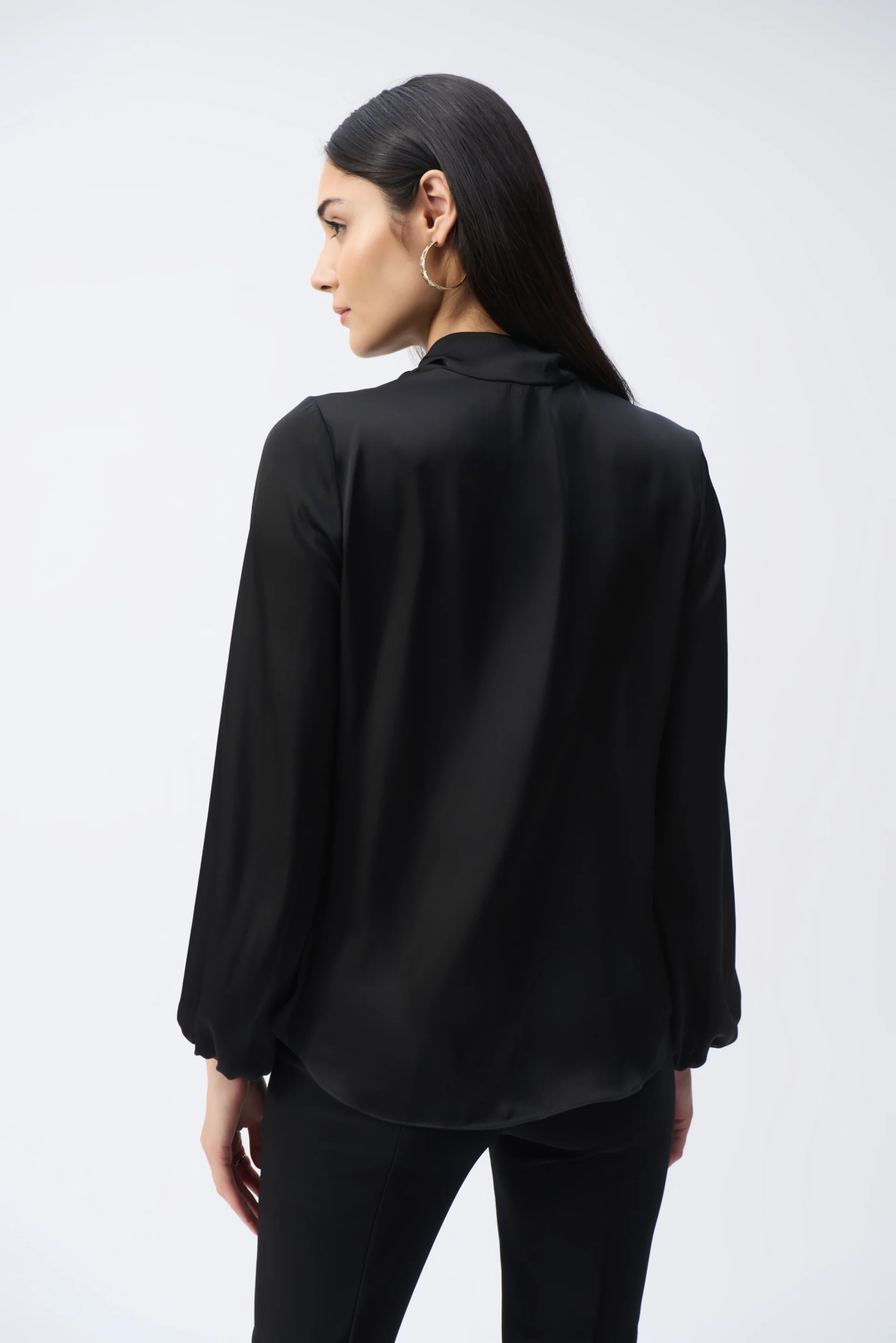 Joseph Ribkoff Top With Bow Neckline Style 243022 - Image 2