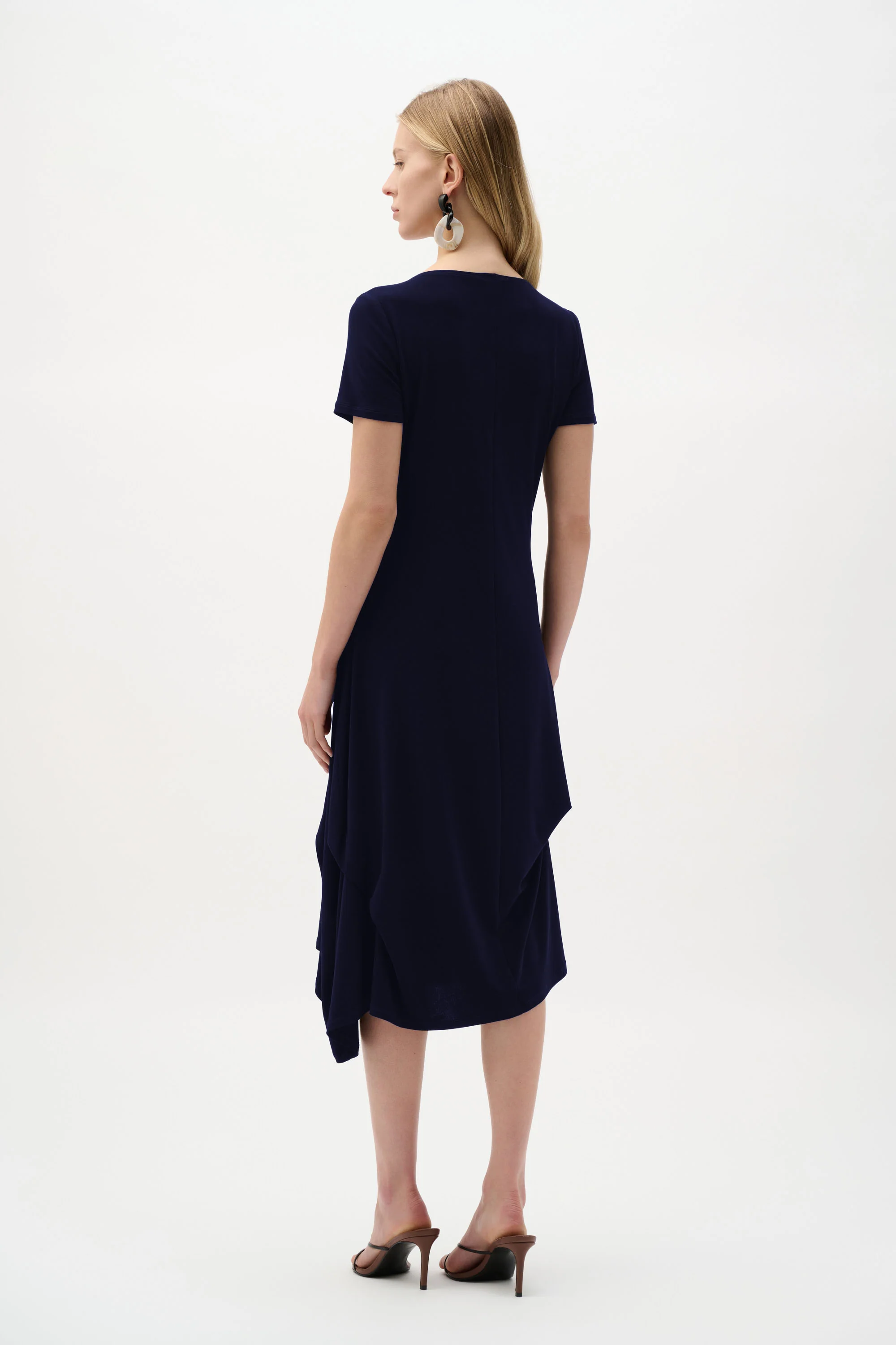 Joseph Ribkoff  Trapeze Dress With Boat Neck Style 262032 - Image 6