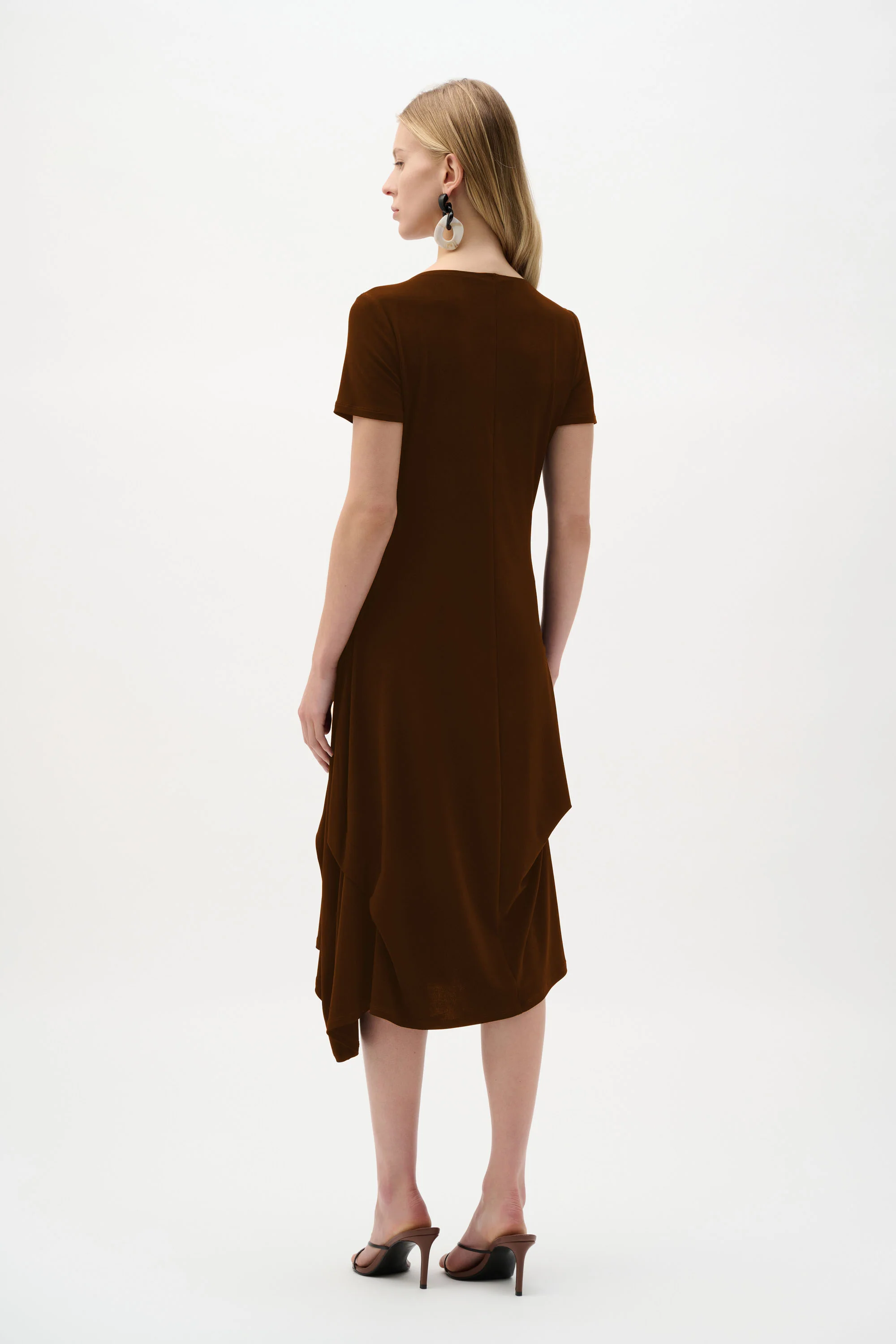Joseph Ribkoff  Trapeze Dress With Boat Neck Style 262032 - Image 9