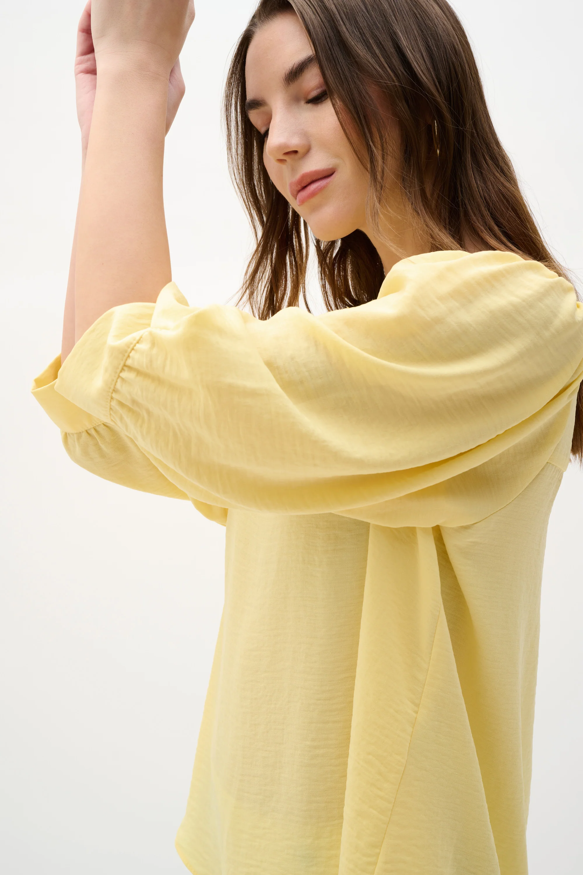 Joseph Ribkoff Trapeze Top With Puff Sleeves Style 262090 - Image 4