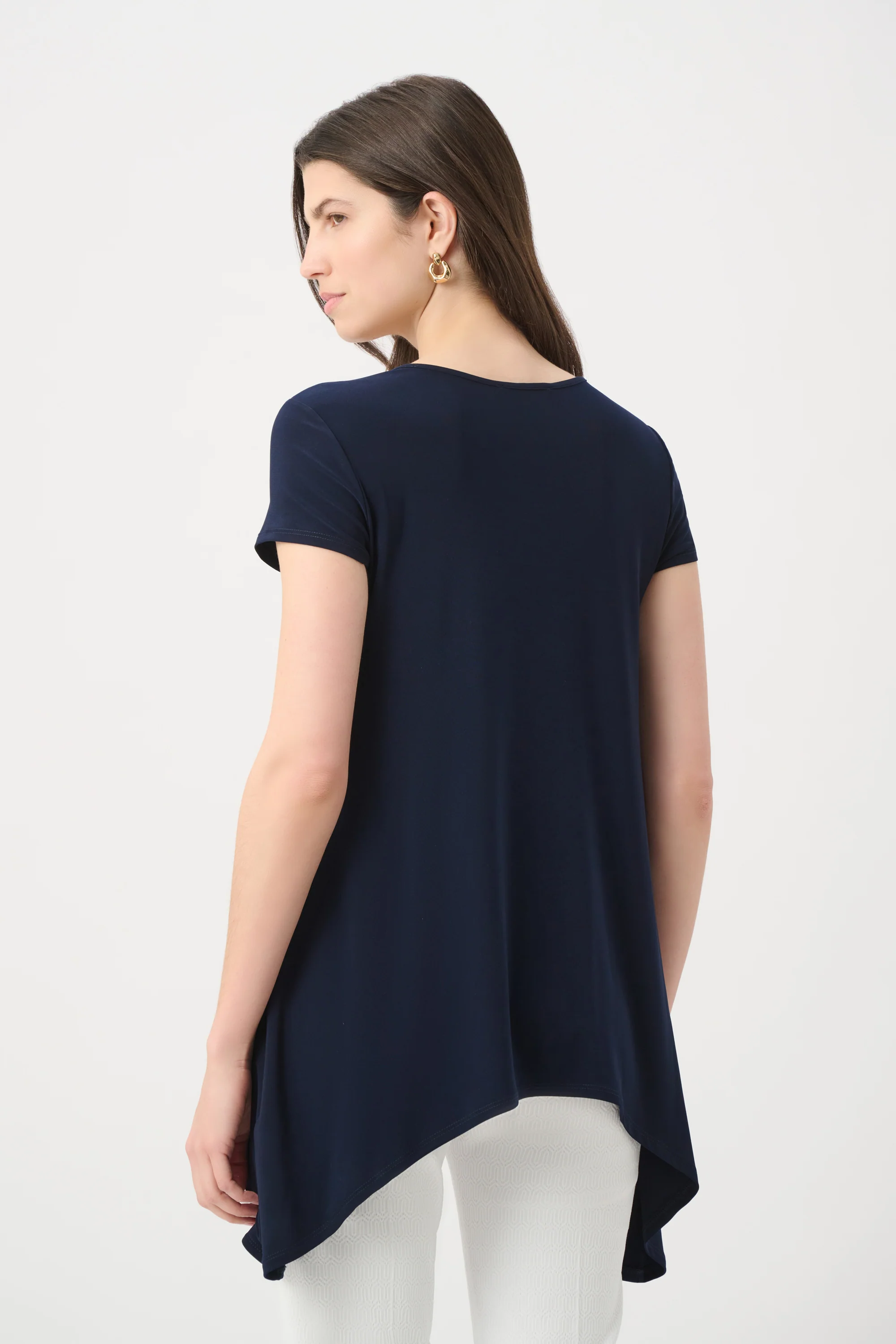 Joseph Ribkoff Tunic With Handkerchief Hem Style 261310 - Image 2