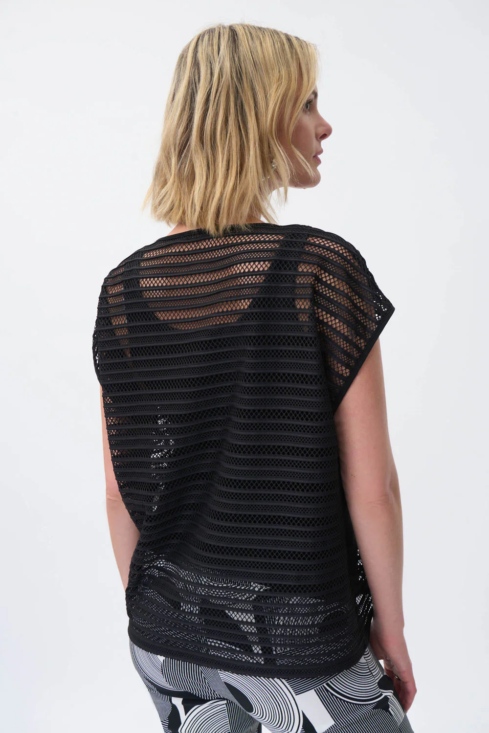 Joseph Ribkoff Two-Piece Black Top Style 231003 - Image 3