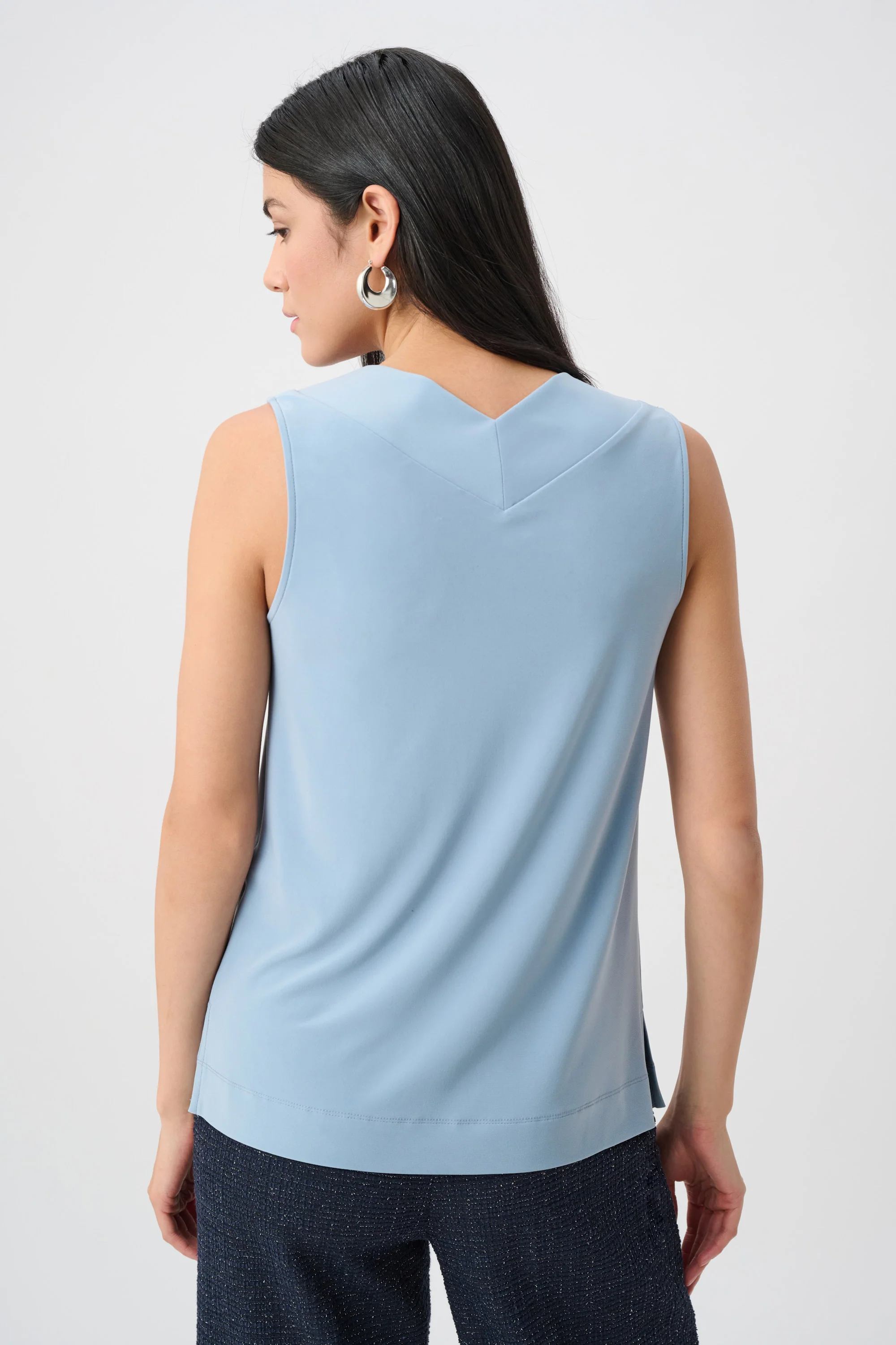 Joseph Ribkoff V-Neck Silky Knit Tank Top Style 241239F26 - Image 3