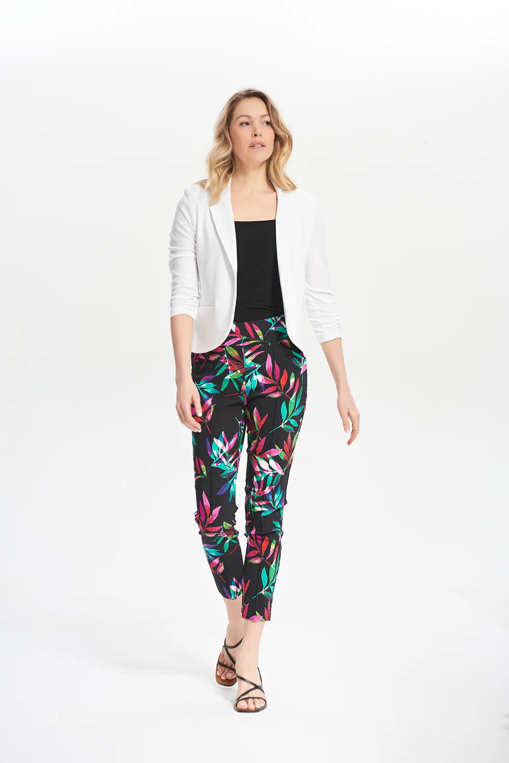 Joseph Ribkoff Vanilla 3/4 Sleeve Cover Up Style 143148 - Image 2