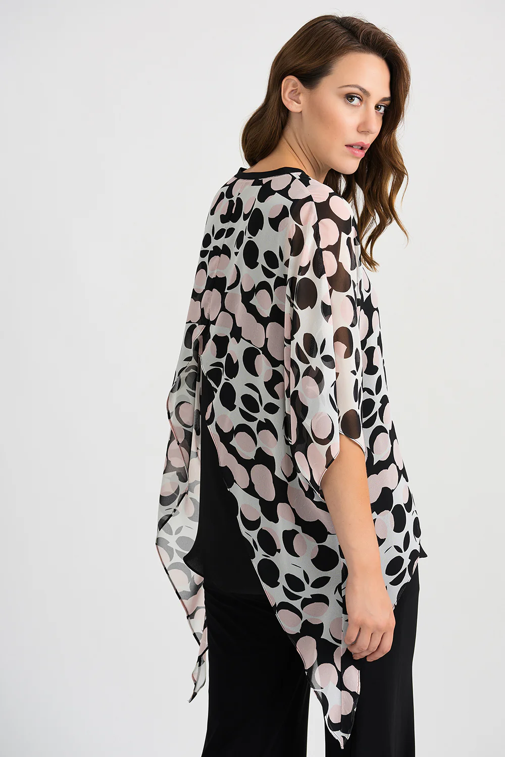 Joseph Ribkoff Vanilla/Black Top Style 201170 - Image 4