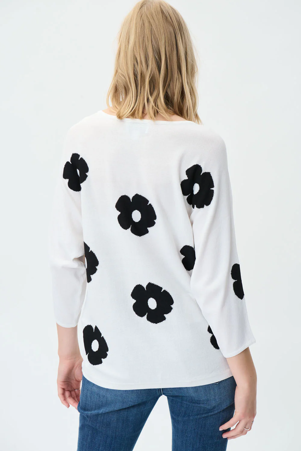 Joseph Ribkoff Vanilla/Black Top Style 231946 - Image 3