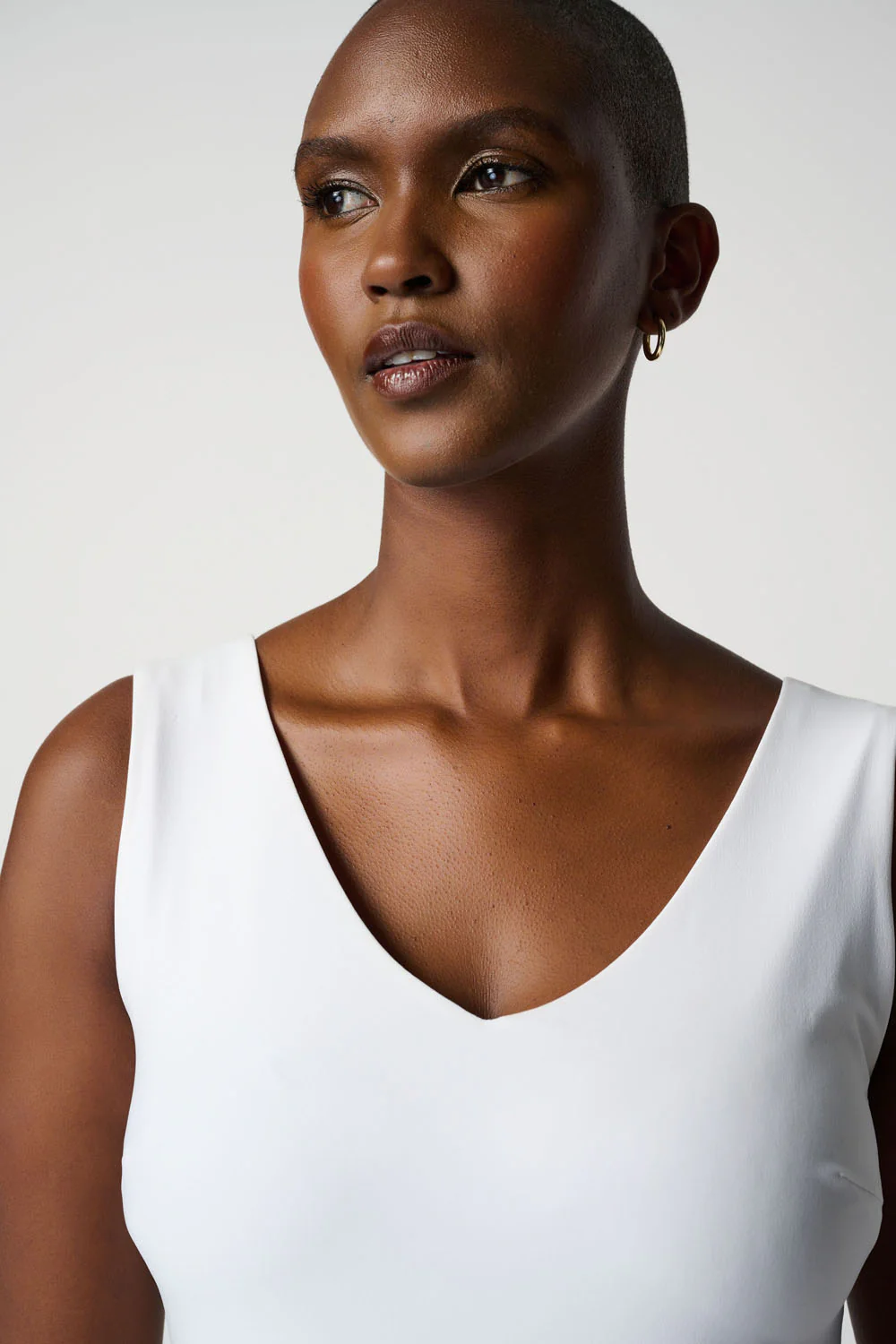 Joseph Ribkoff Vanilla Classic V-Neck Cami Style 201546 - Image 3