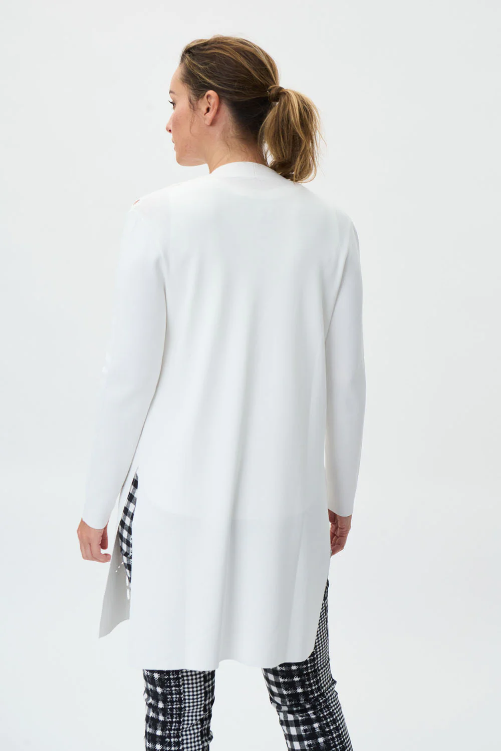 Joseph Ribkoff Vanilla Knit Coverup Style 231947 - Image 3