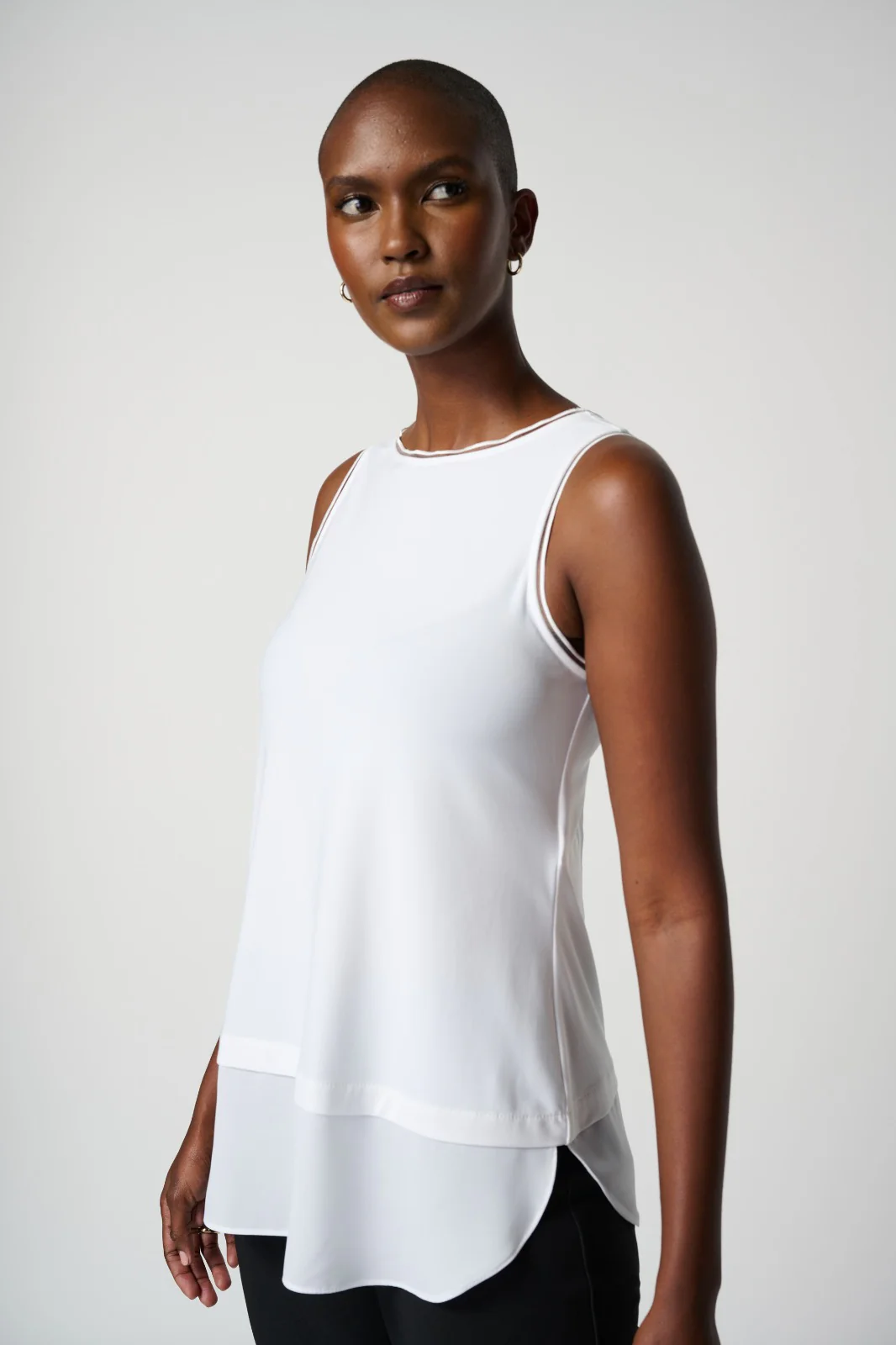 Joseph Ribkoff Vanilla Layer Hem Cami Style 183126 - Image 2