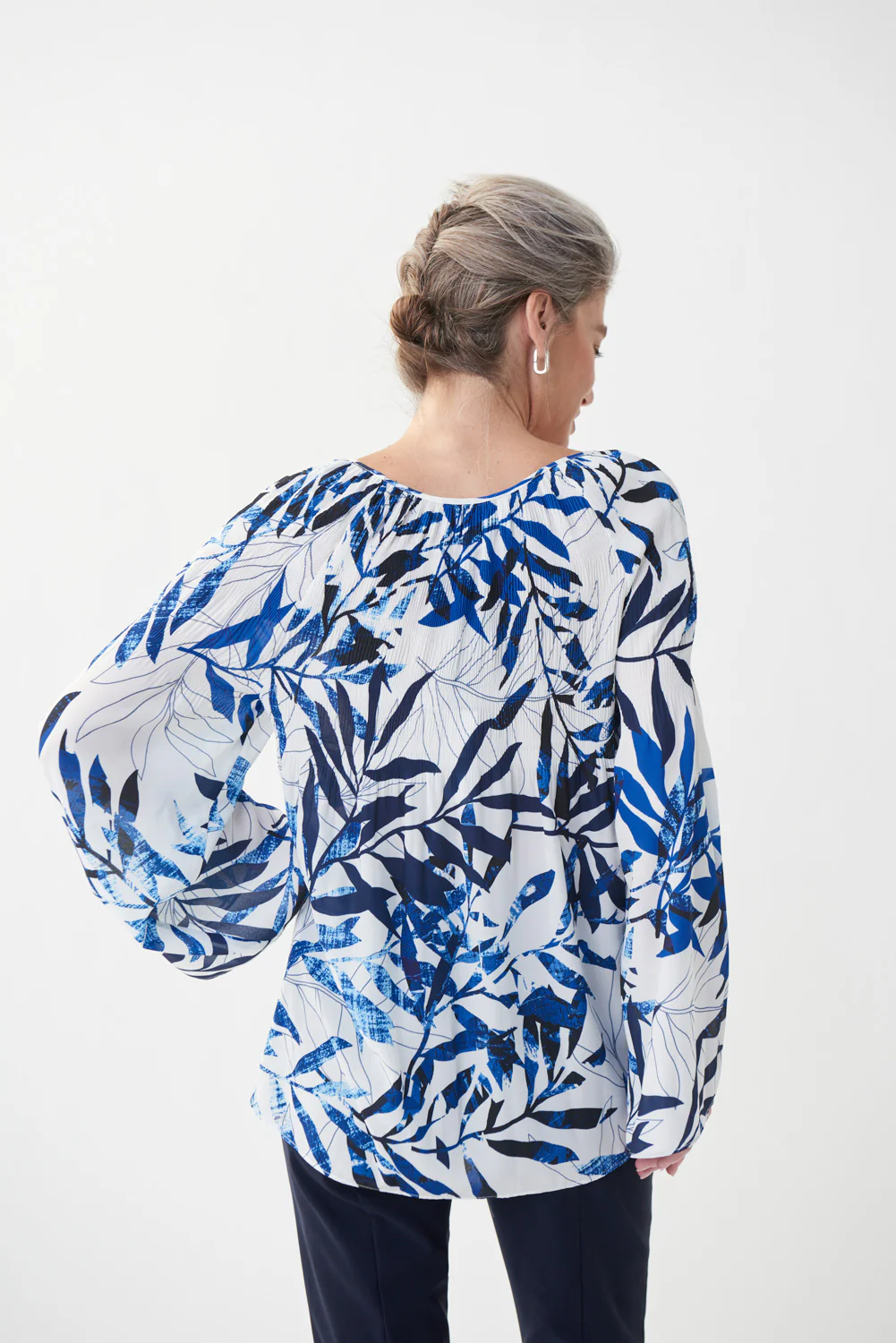 Joseph Ribkoff Vanilla/Multi Blouse Style 222914 - Image 4