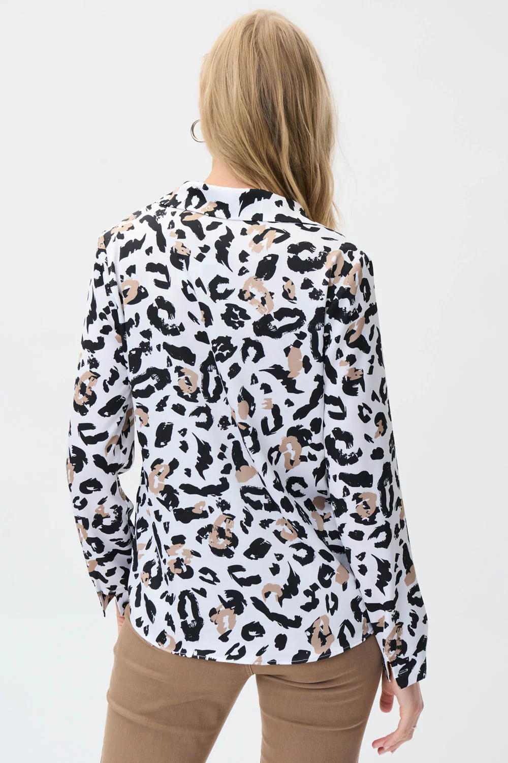 Joseph Ribkoff Vanilla/Multi Blouse Style 231239 - Image 3