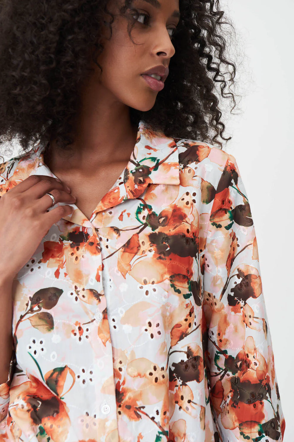 Joseph Ribkoff Vanilla/Multi Blouse Style 232218 - Image 2