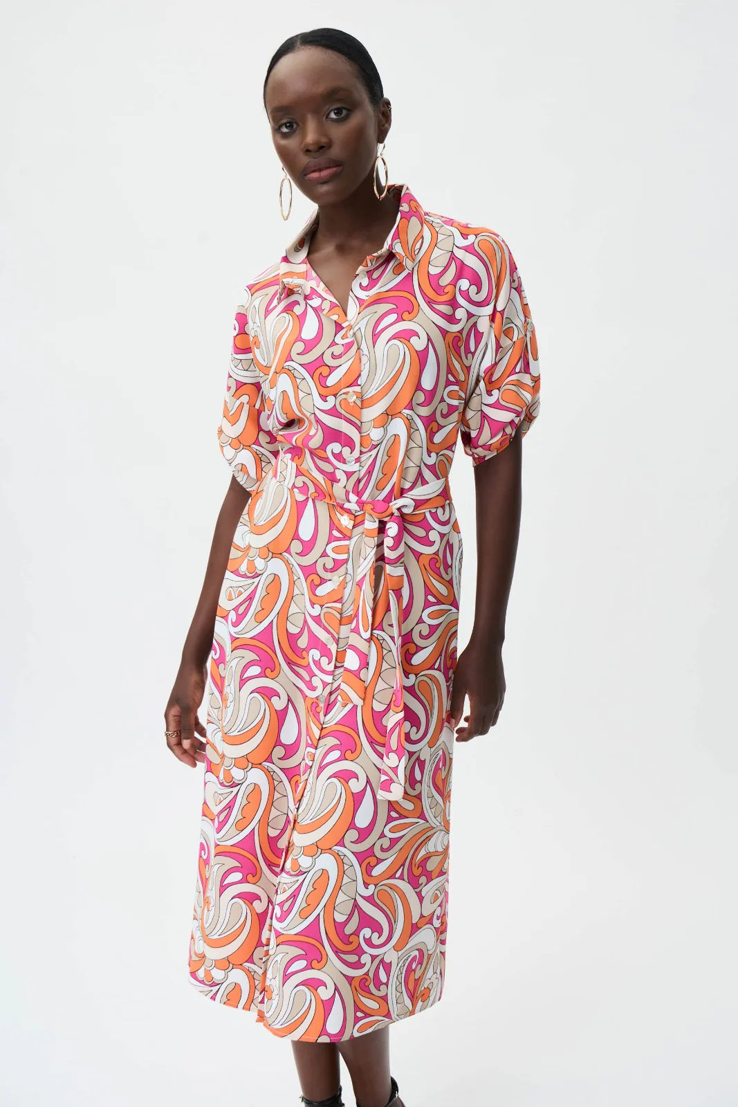 Joseph Ribkoff Vanilla/Multi Dress 232114