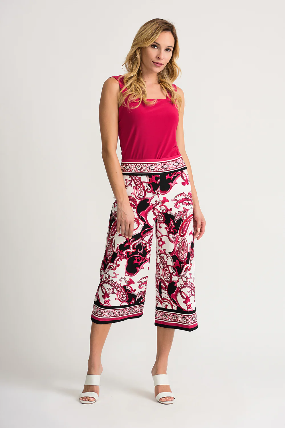 Joseph Ribkoff Vanilla/Multi Pant Style 202290 - Image 2