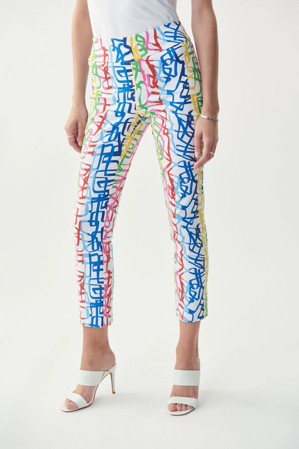 Joseph Ribkoff Vanilla/Multi Pants Style 221090