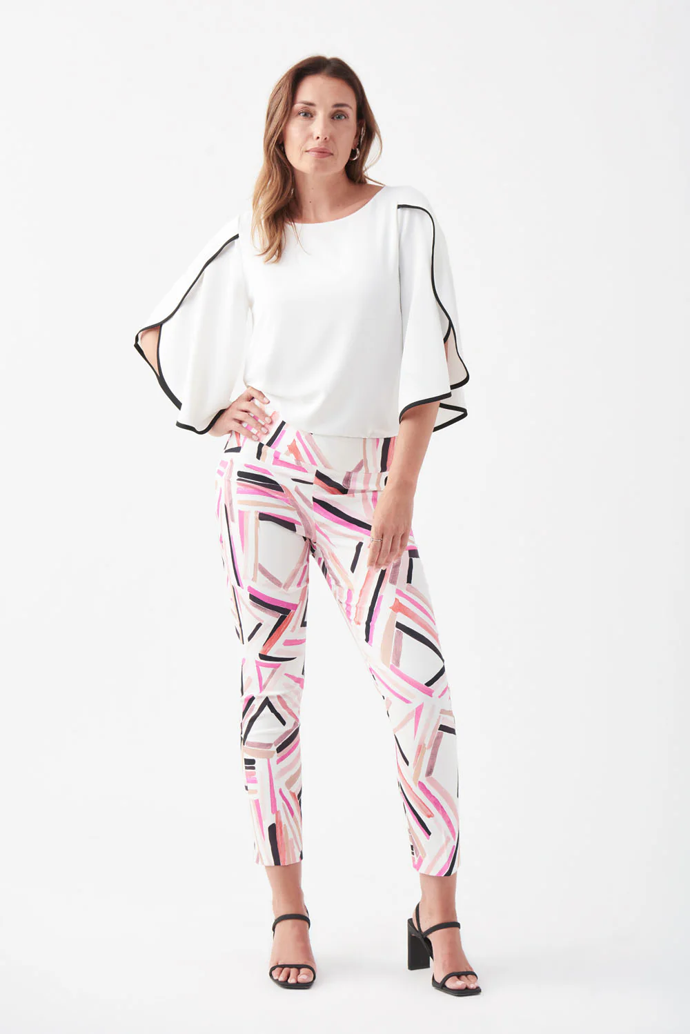 Joseph Ribkoff Vanilla/Multi Pants Style 221326