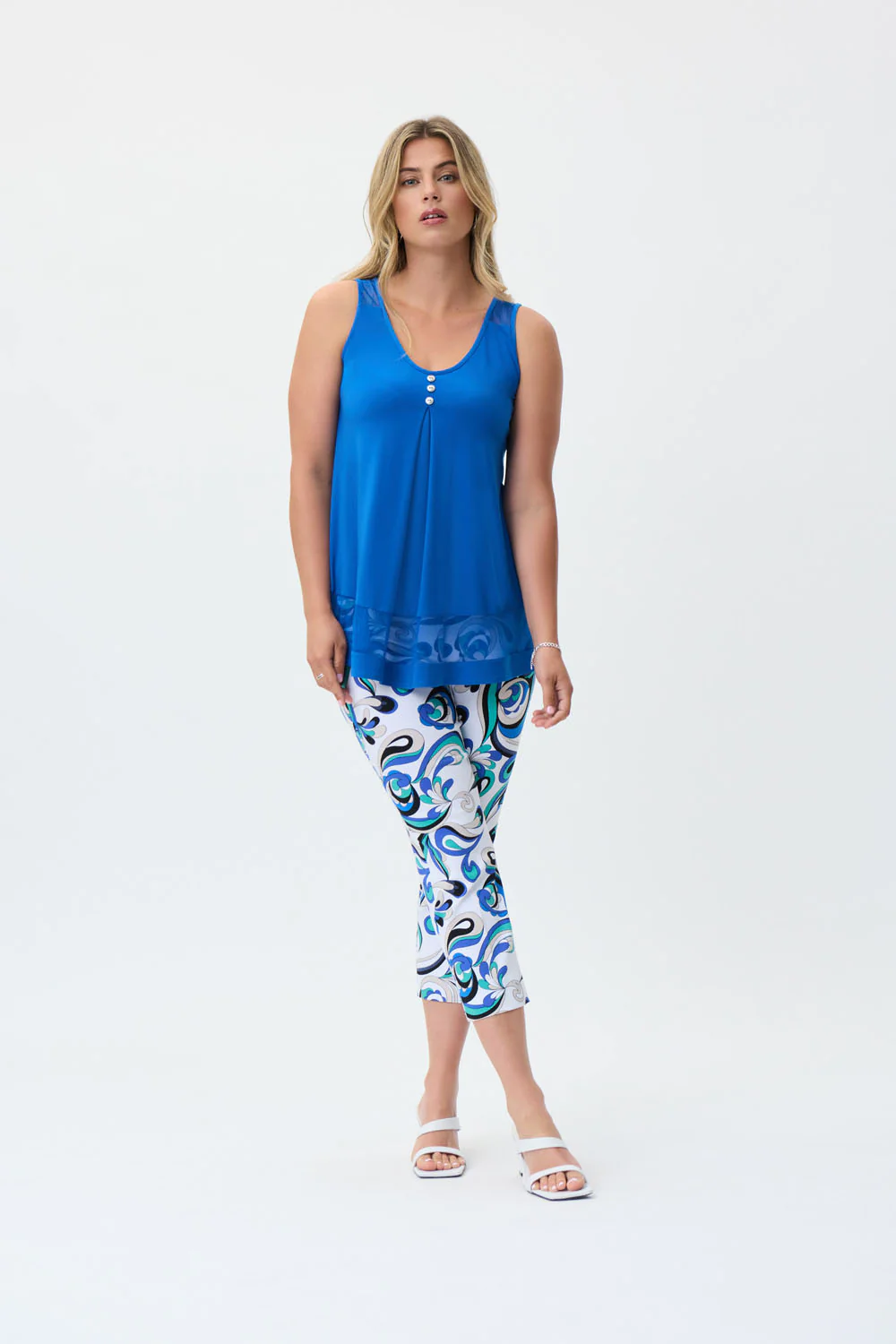 Joseph Ribkoff Vanilla/Multi Pants Style 231272 - Image 4