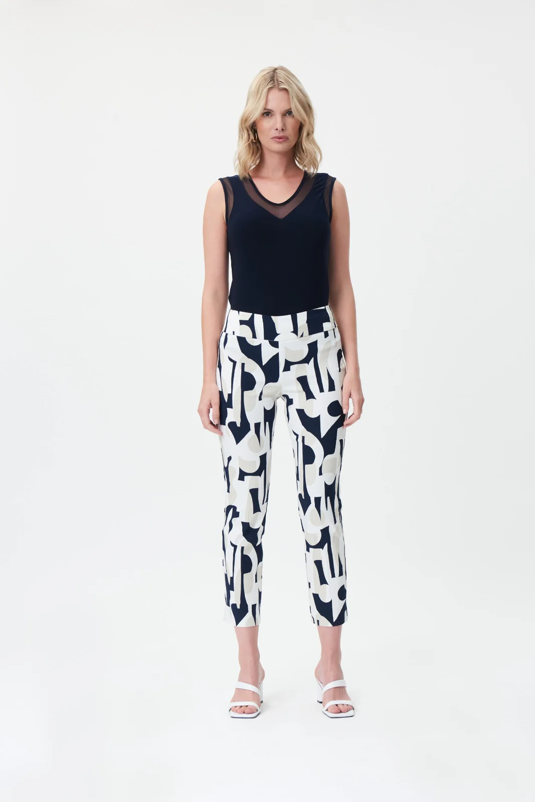 Joseph Ribkoff Vanilla/Multi Pants Style 232056 - Image 4
