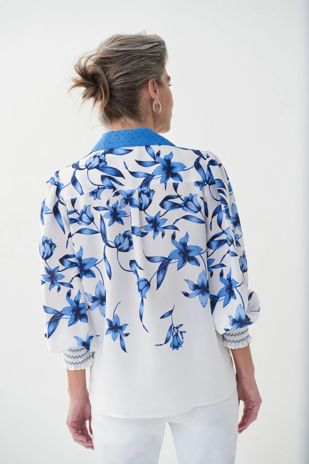 Joseph Ribkoff Vanilla/Multi Top Style 222209 - Image 3