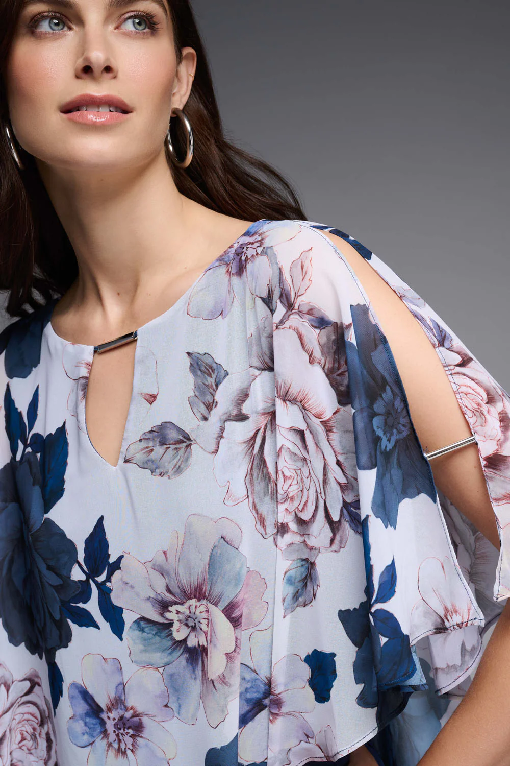 Joseph Ribkoff Vanilla/Multi Top Style 231759 - Image 2