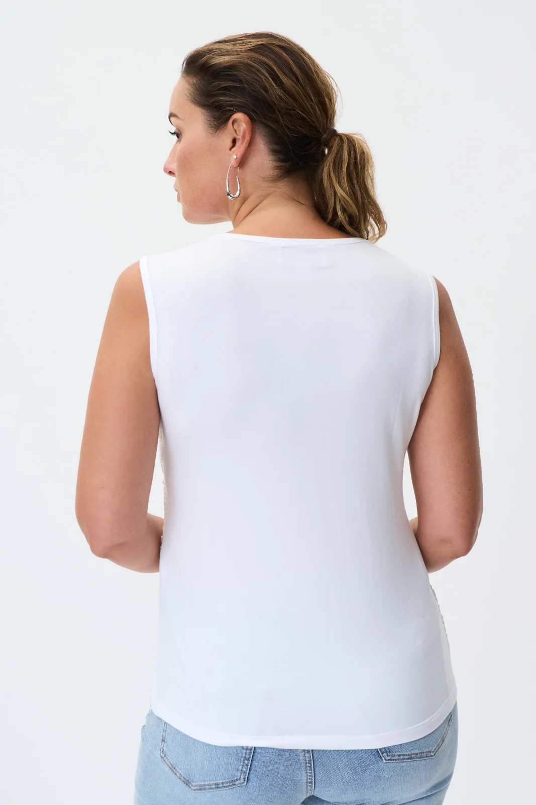 Joseph Ribkoff Vanilla Sleeveless Top Style 232923 - Image 2