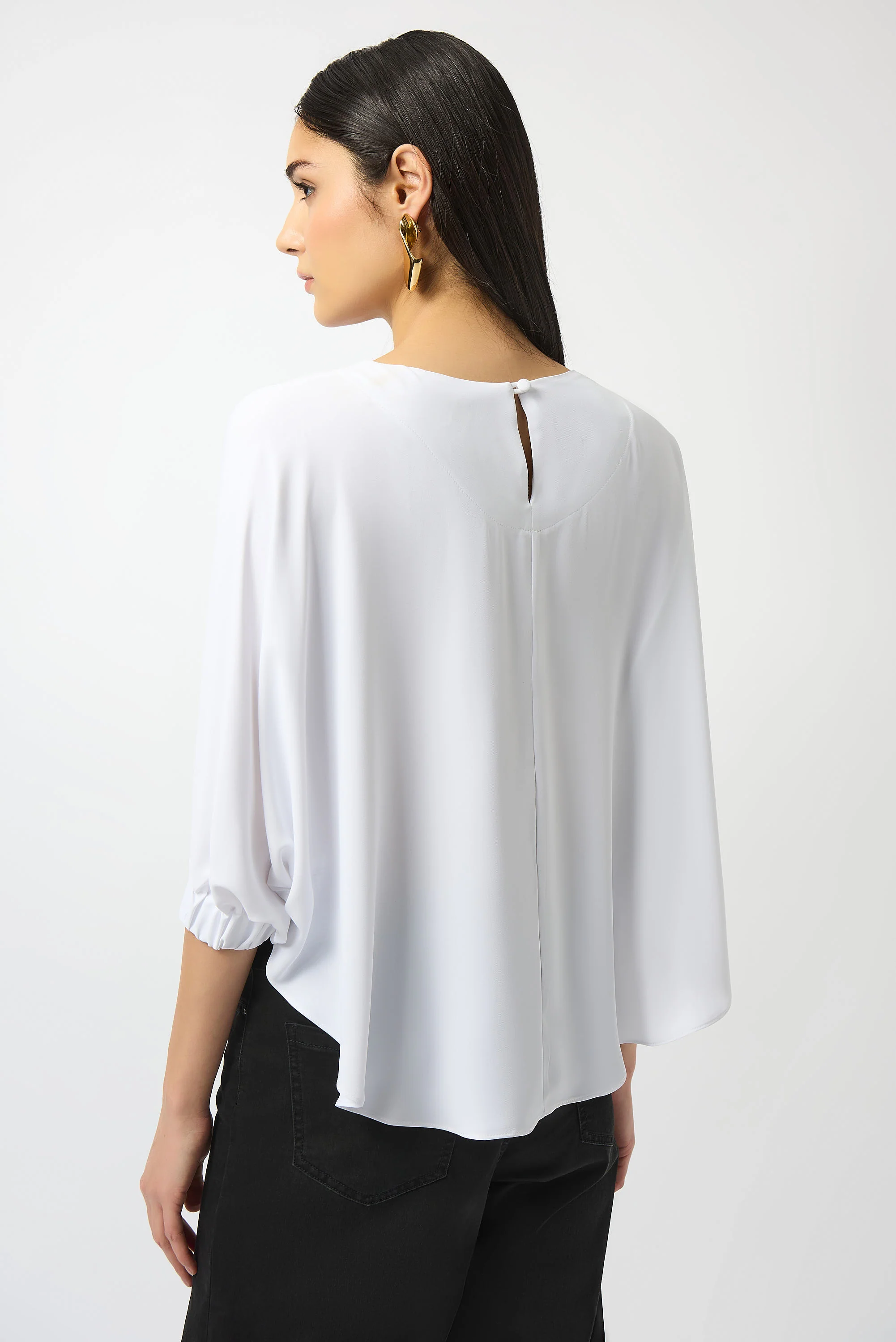 Joseph Ribkoff Vanilla Soft Twill Boxy Top Style 253290 - Image 4