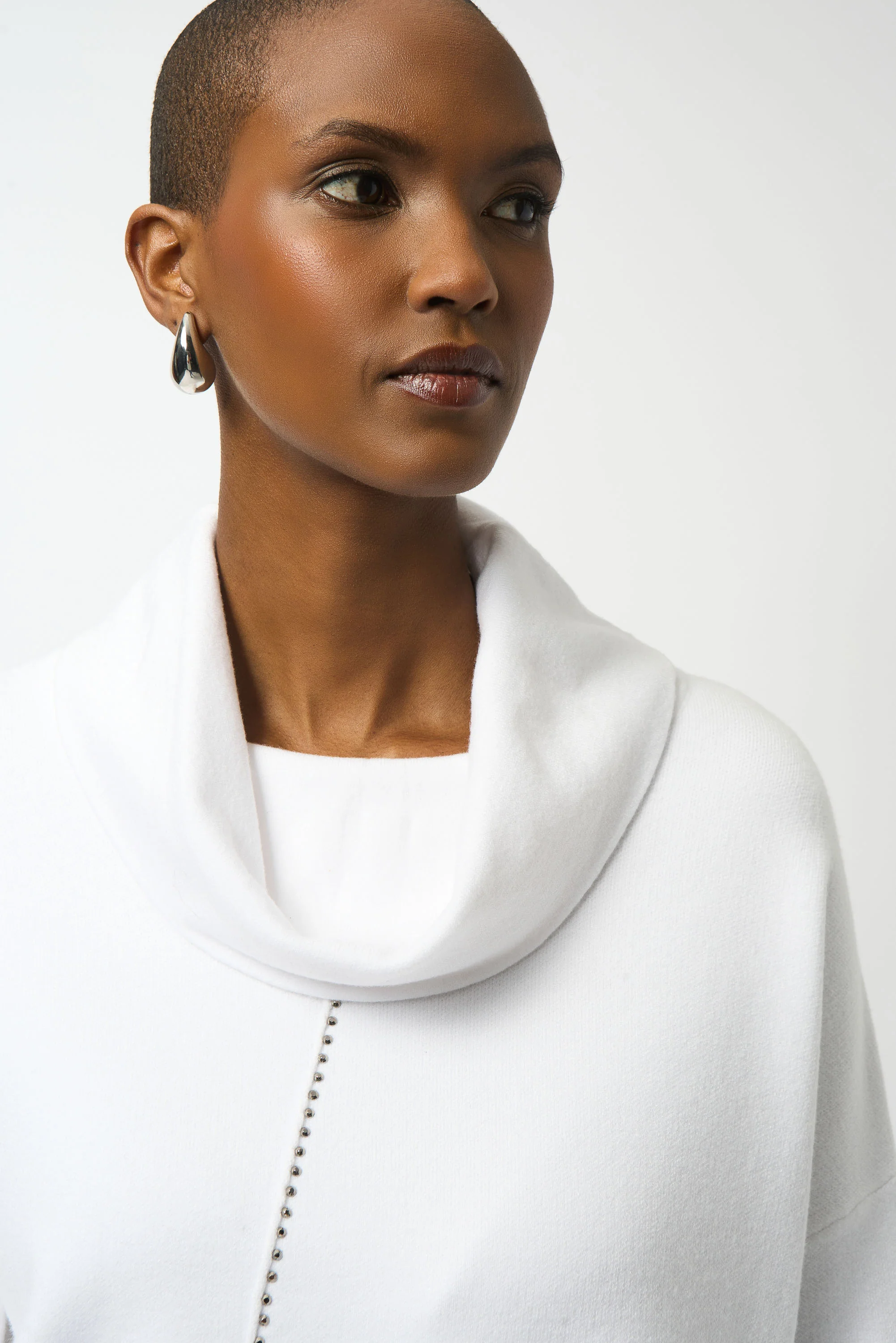 Joseph Ribkoff Cowl Neck Asymmetrical Pullover Style 253913 - Image 6