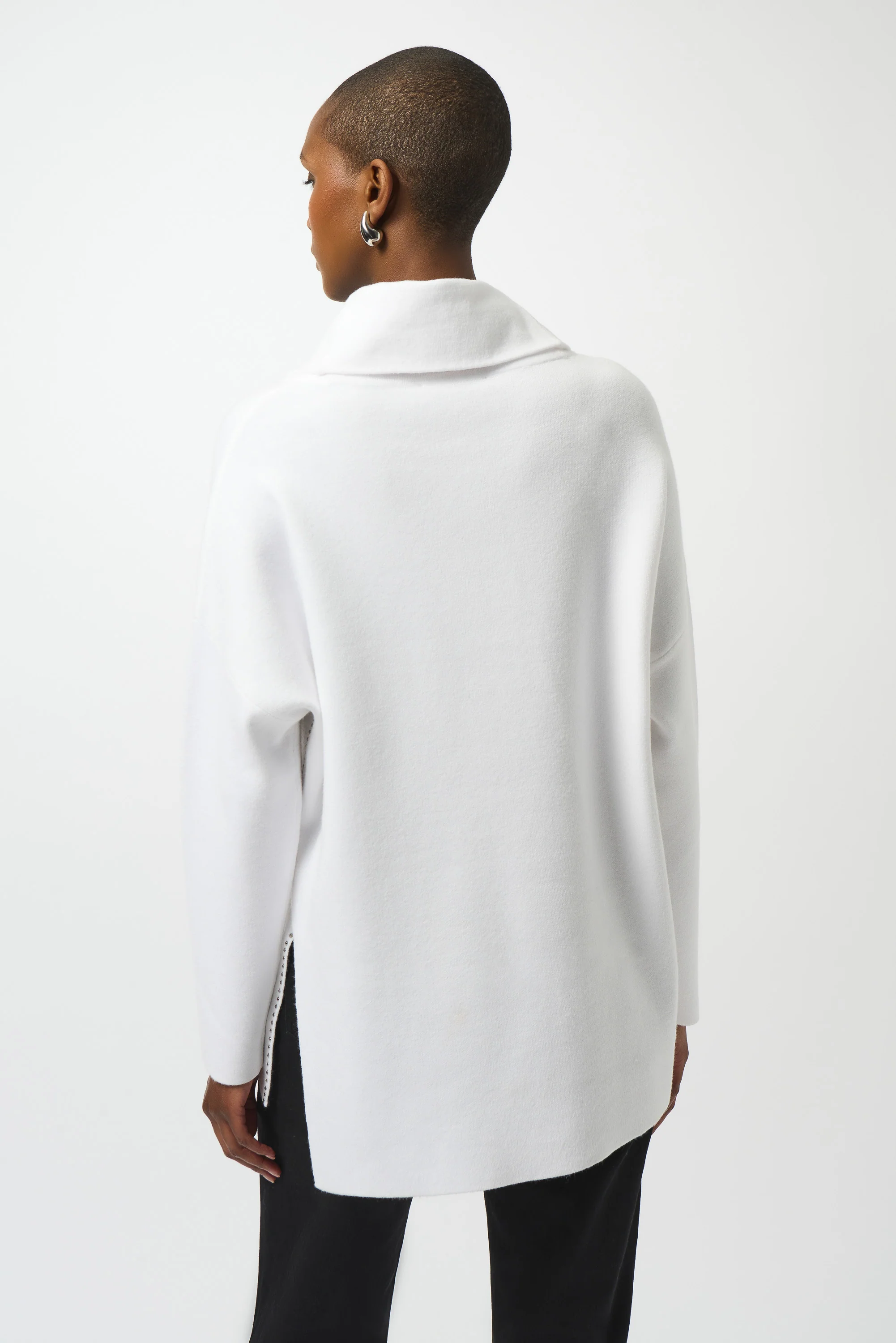 Joseph Ribkoff Cowl Neck Asymmetrical Pullover Style 253913 - Image 7