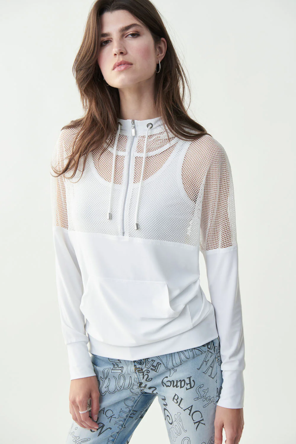 Joseph Ribkoff Vanilla Top Style 221194 - Image 2