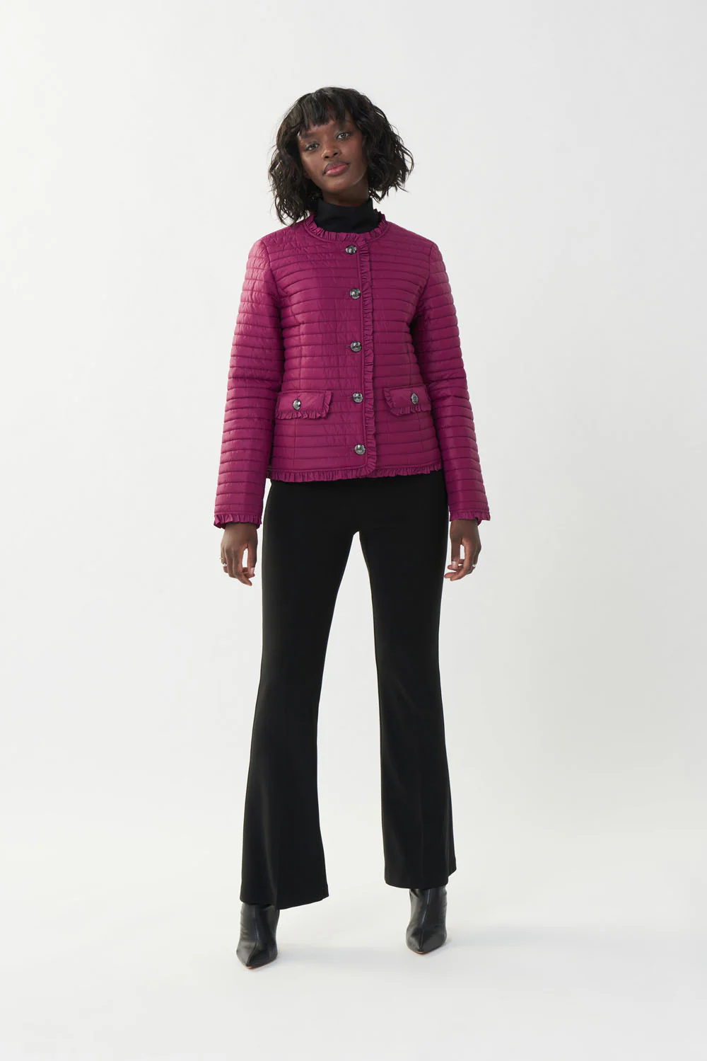 Joseph Ribkoff Vineyard Quilted Puffer Jacket Style 223908