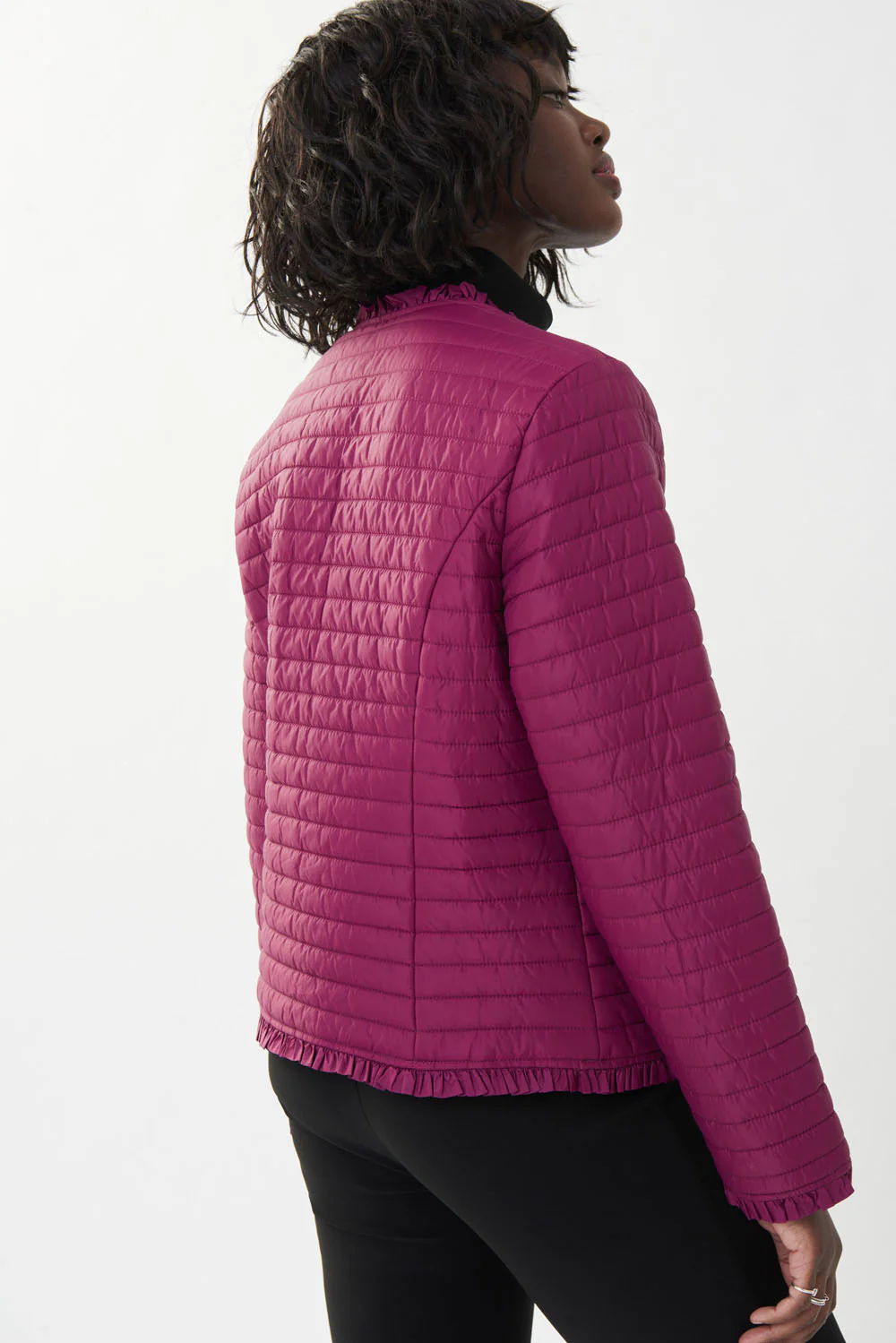 Joseph Ribkoff Vineyard Quilted Puffer Jacket Style 223908 - Image 4