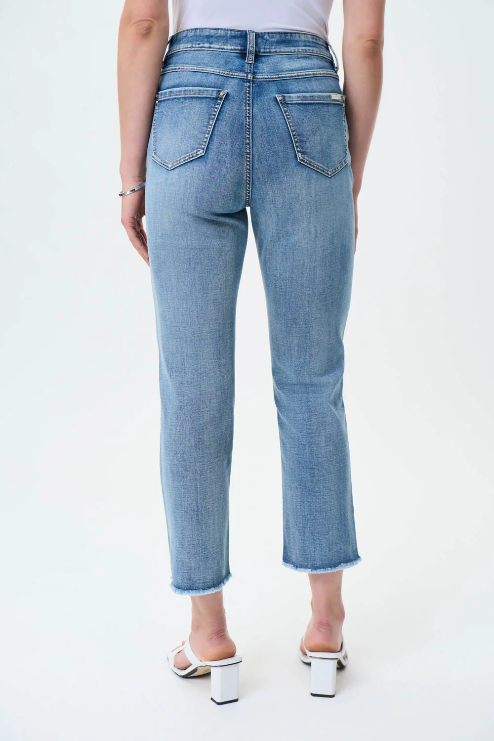Joseph Ribkoff Vintage Blue Denim Jeans Style 231924 - Image 3