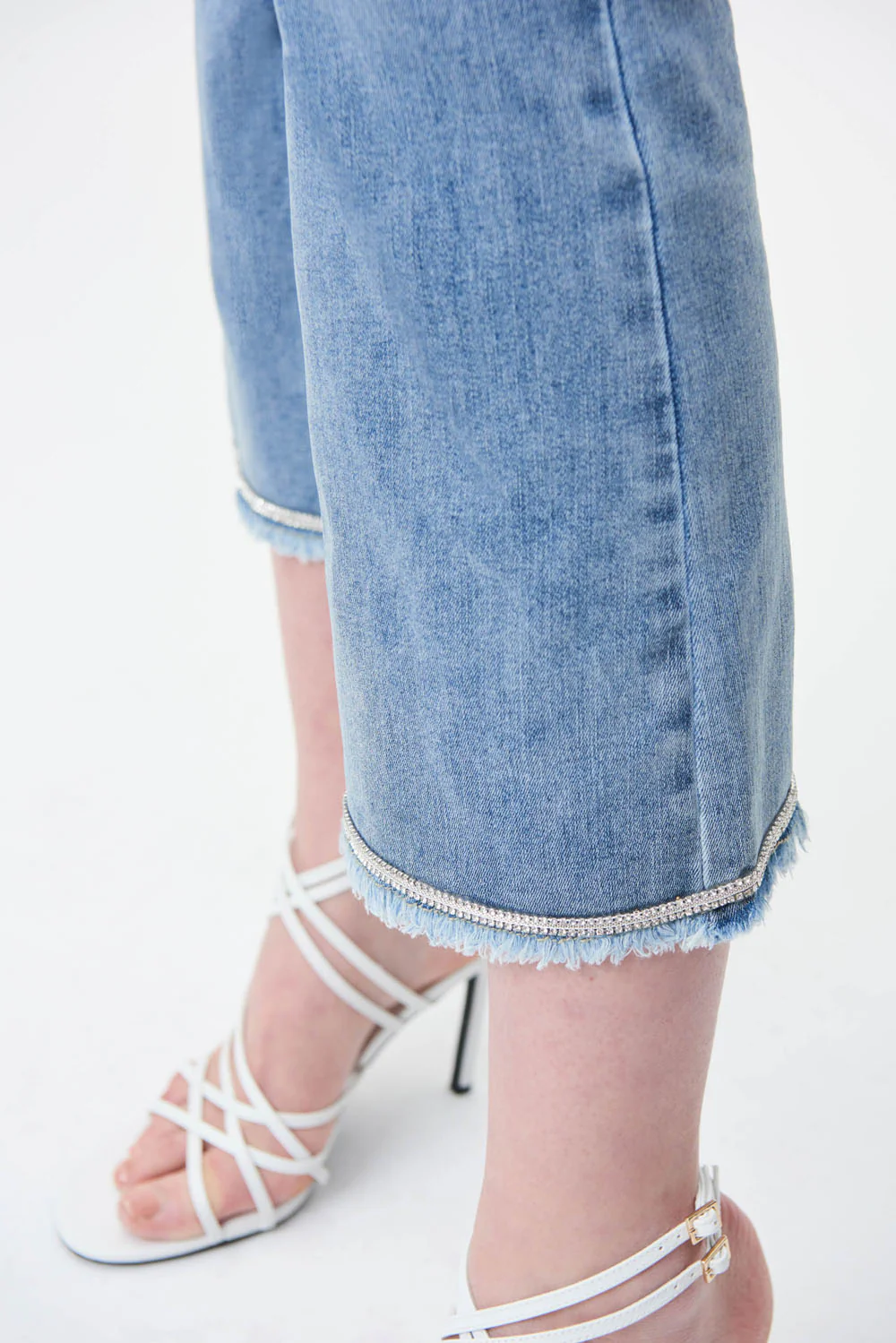 Joseph Ribkoff Vintage Blue Denim Pant Style 231919 - Image 3