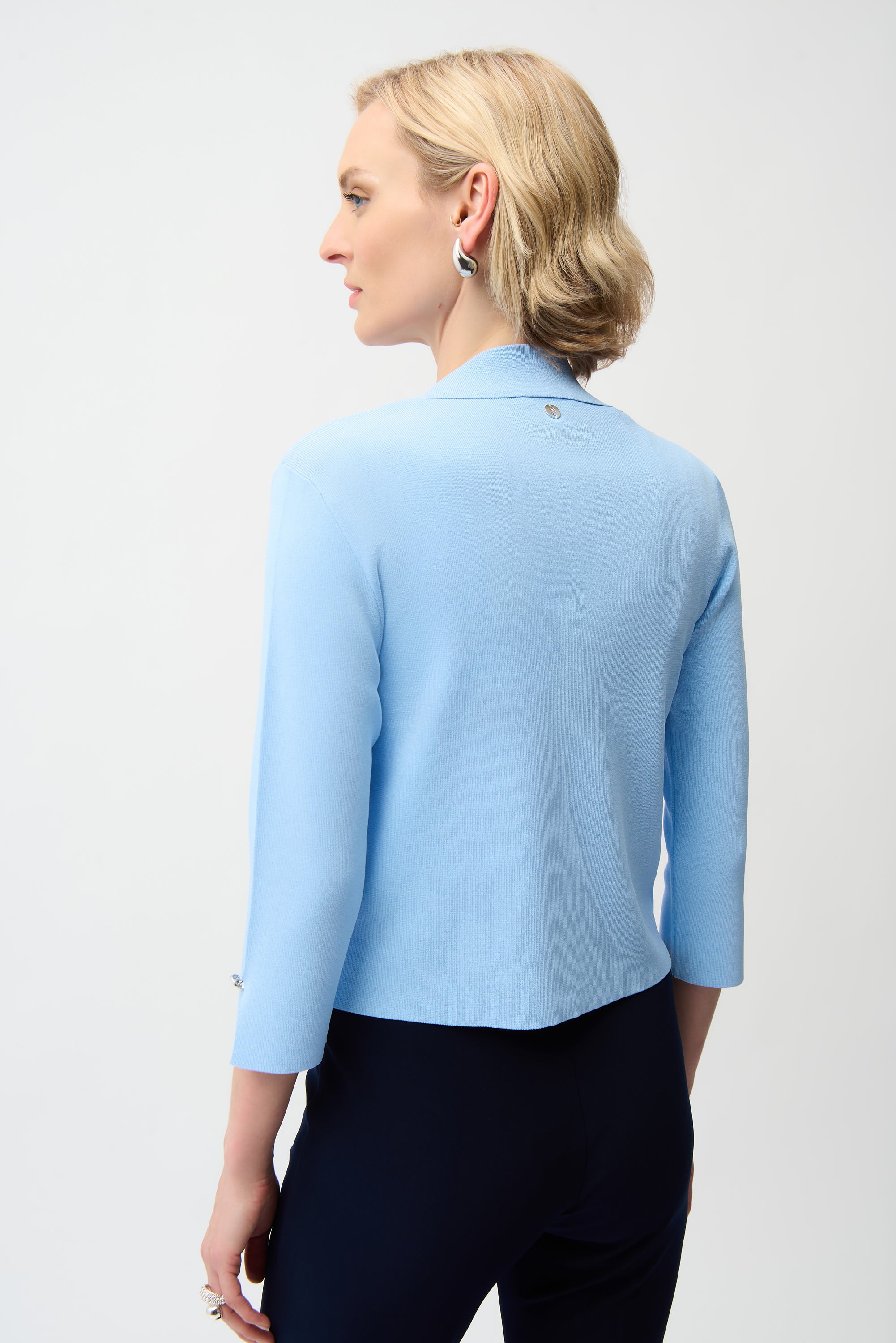 Joseph Ribkoff Viscose Blend Open-Front Cardigan Style 261920 - Image 4