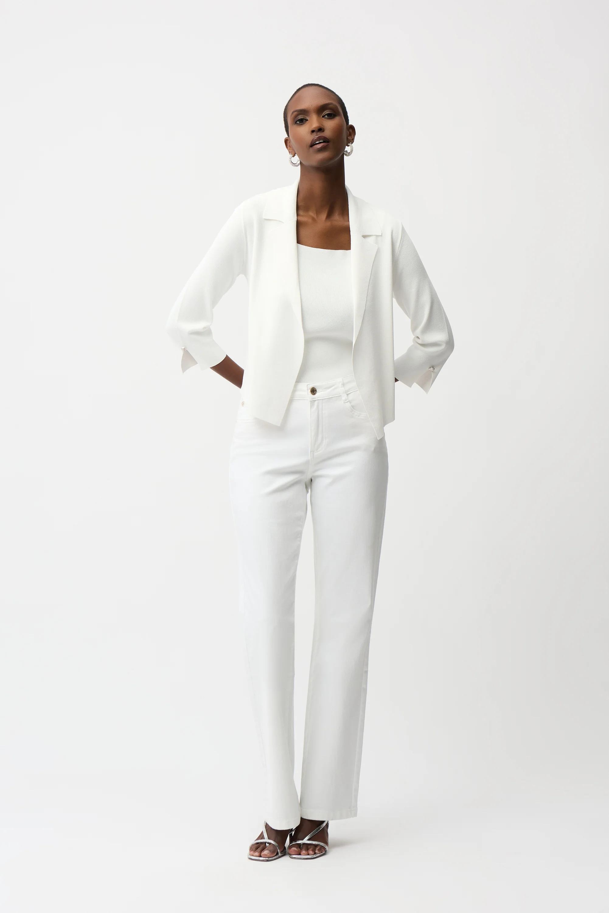 Joseph Ribkoff Viscose Blend Open-Front Cardigan Style 261920 - Image 6