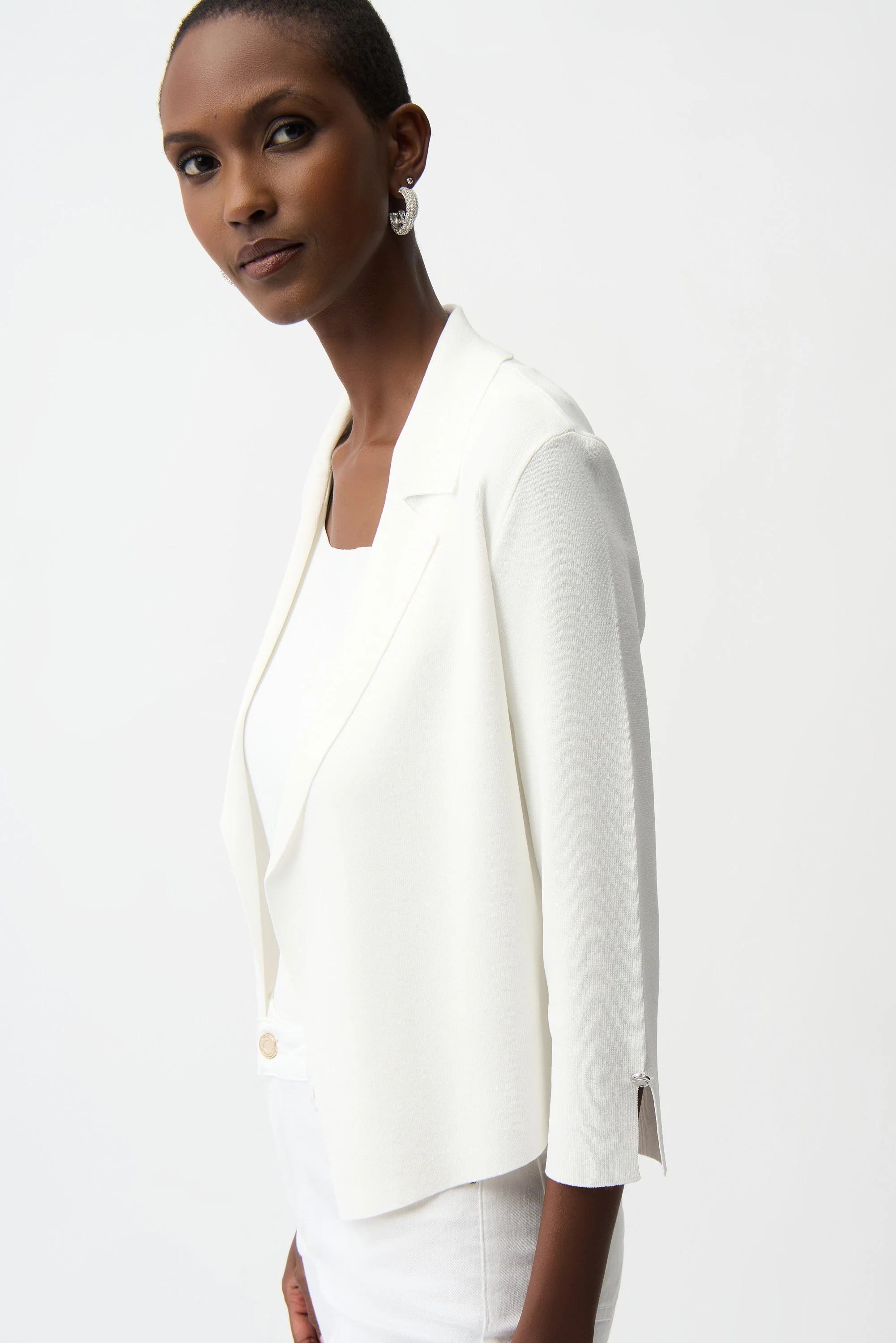 Joseph Ribkoff Viscose Blend Open-Front Cardigan Style 261920 - Image 7