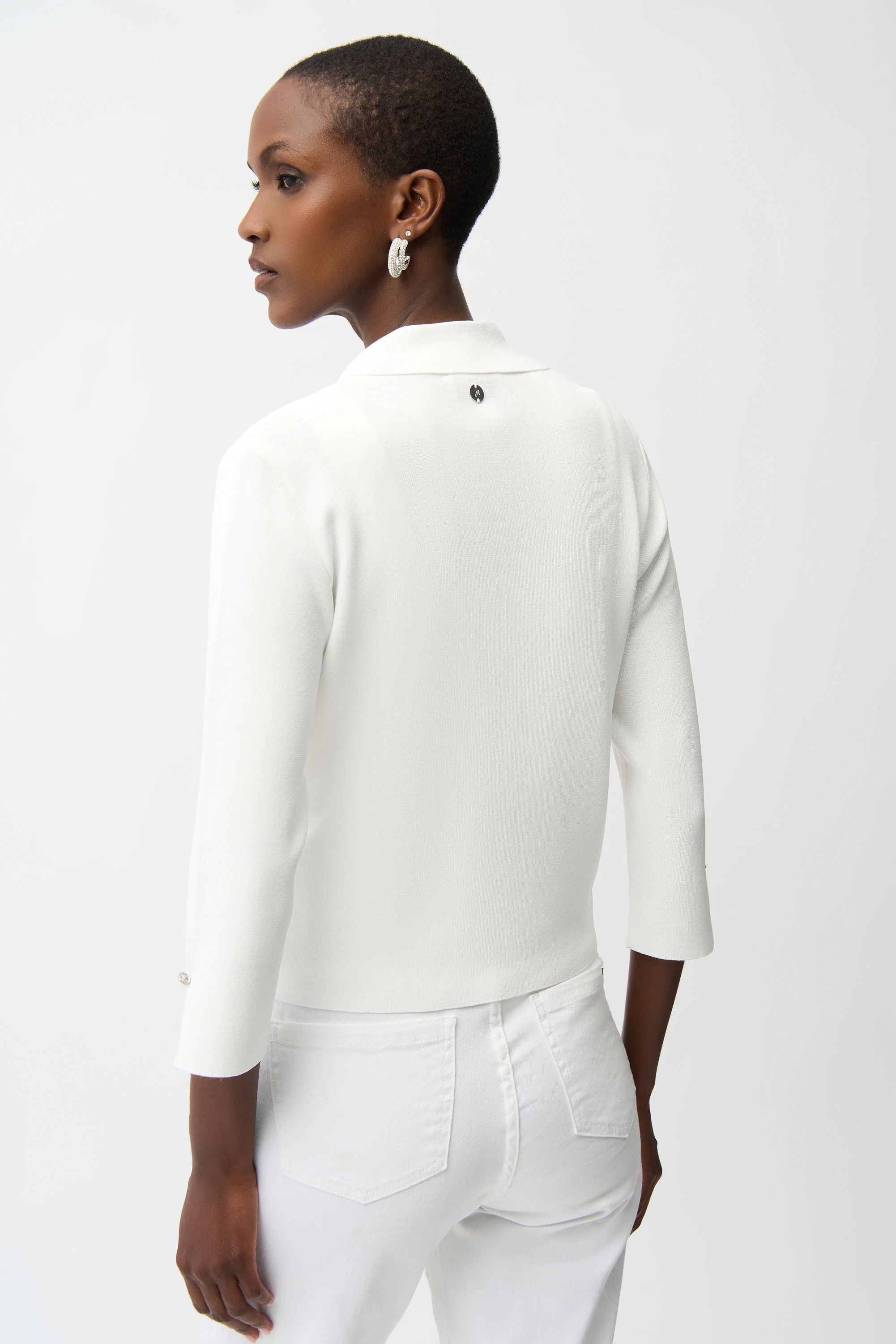 Joseph Ribkoff Viscose Blend Open-Front Cardigan Style 261920 - Image 8