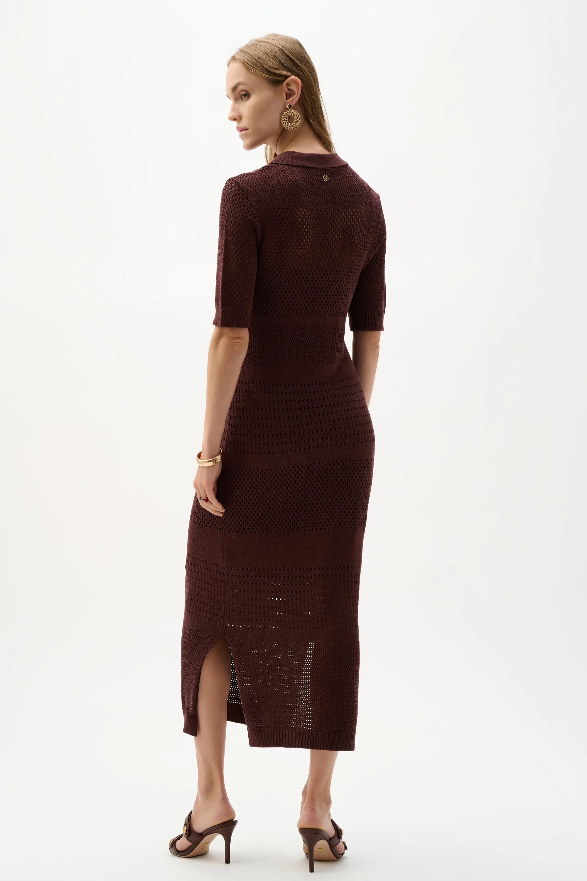 Joseph Ribkoff Viscose Sweater Knit Straight Dress Style 262931 - Image 3